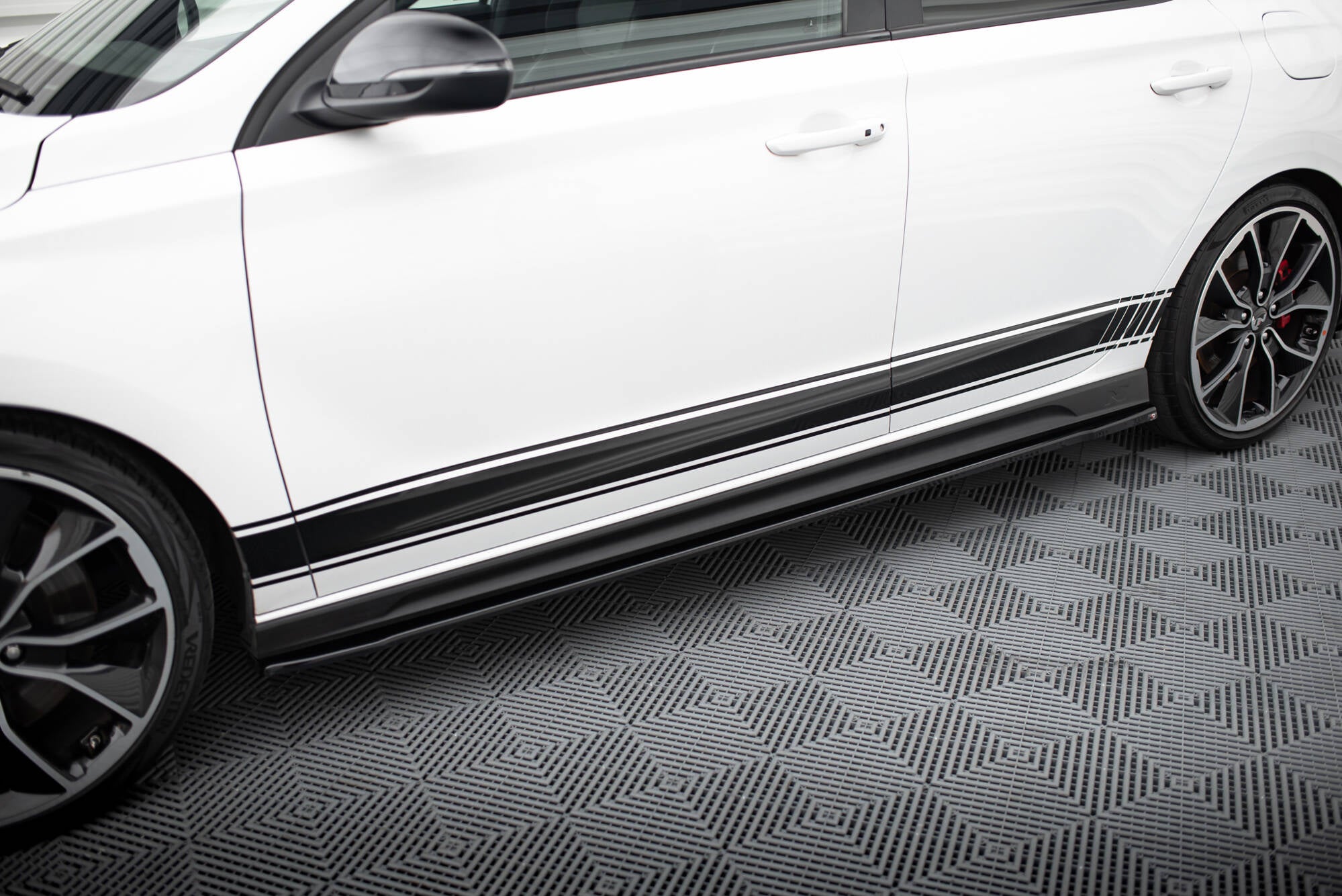Seitenschweller V4 Ansatz für Hyundai I30 N Mk3 / Mk3 FL Hatchback/ Fastback
