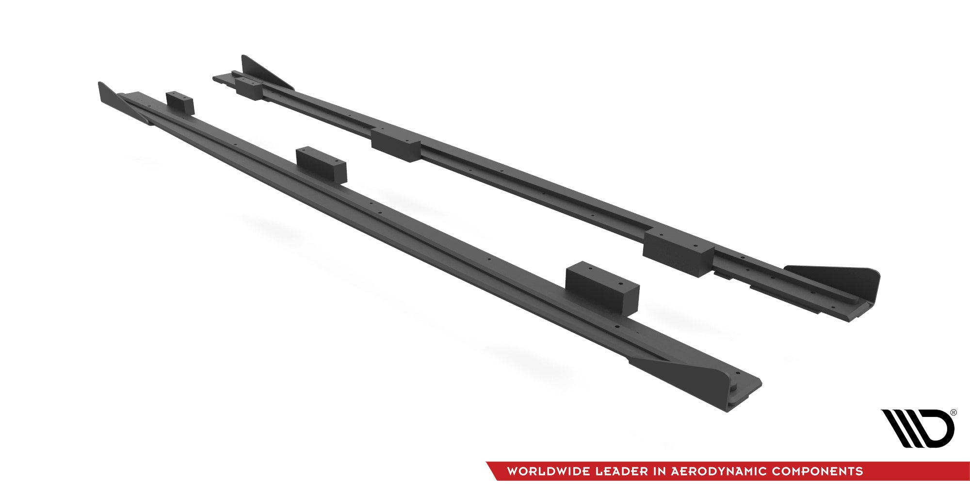 Street Pro Seitenschweller Ansatz + Flaps für Audi S3 / A3 S-Line Sportback 8V Facelift