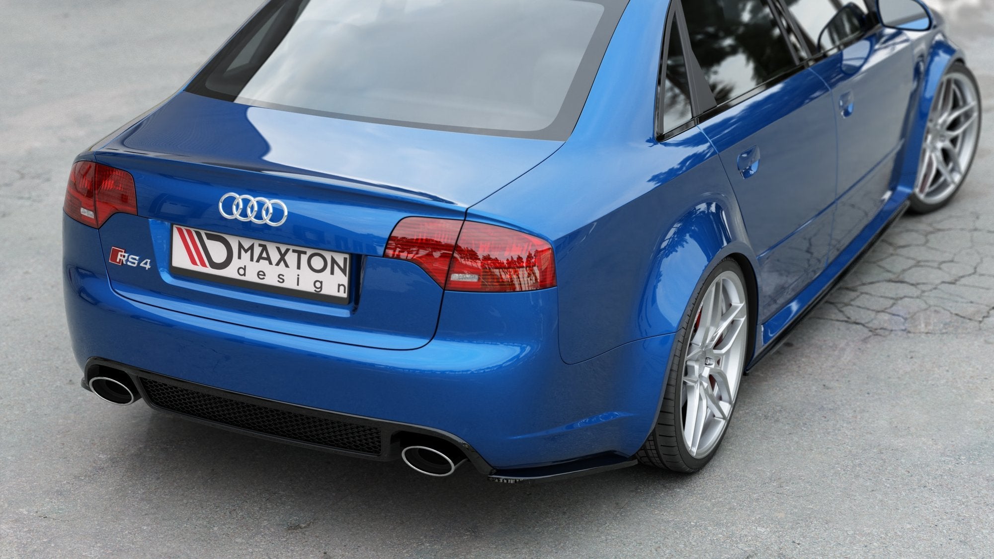 Flaps V1 Heckansatz Flaps Heckansatz für Audi RS4 Limousine B7