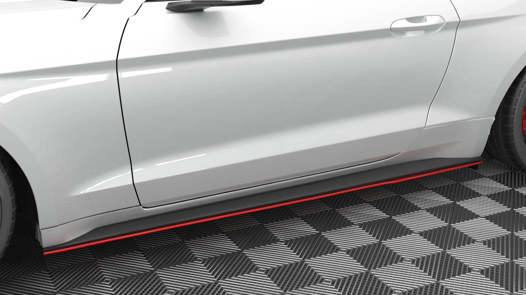 Seitenschweller V2 Ansatz für Ford Mustang Mk6 Facelift