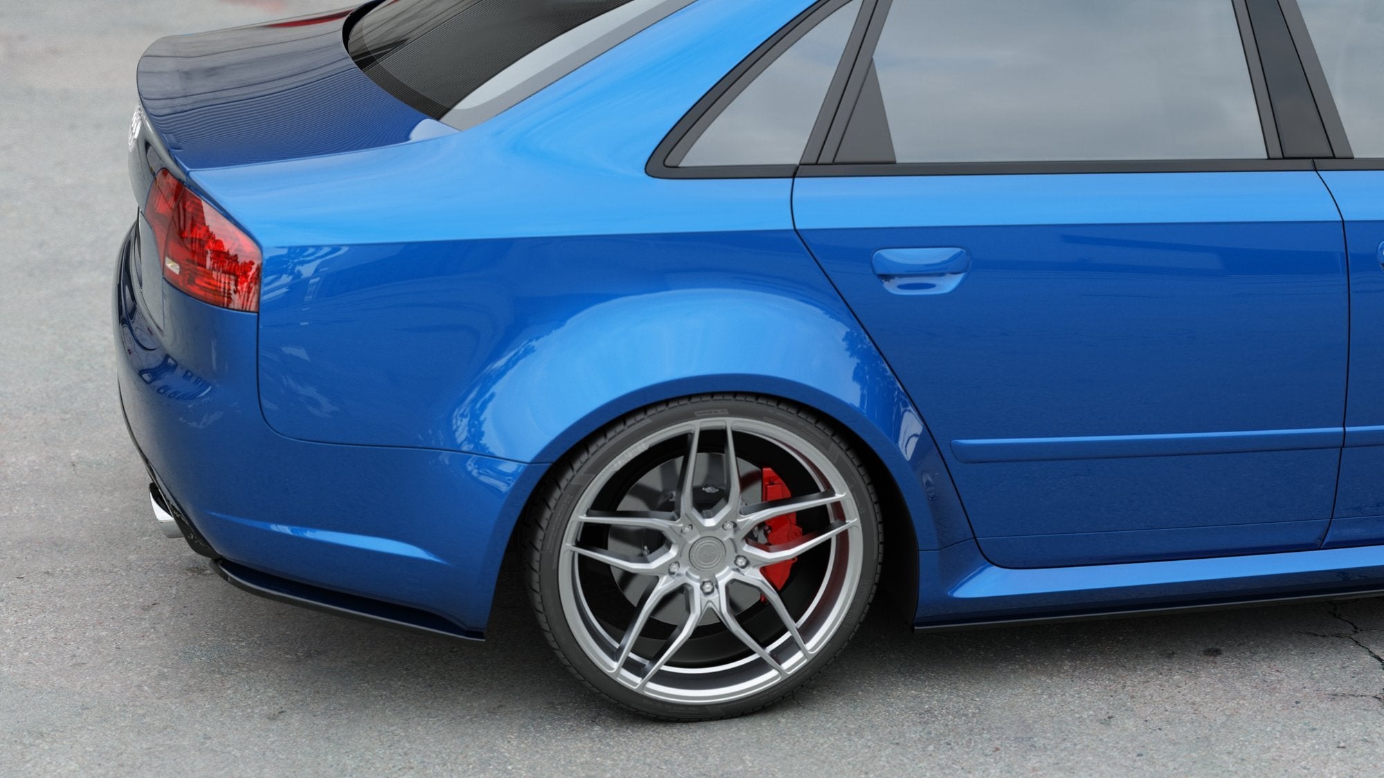 Flaps V1 Heckansatz Flaps Heckansatz für Audi RS4 Limousine B7