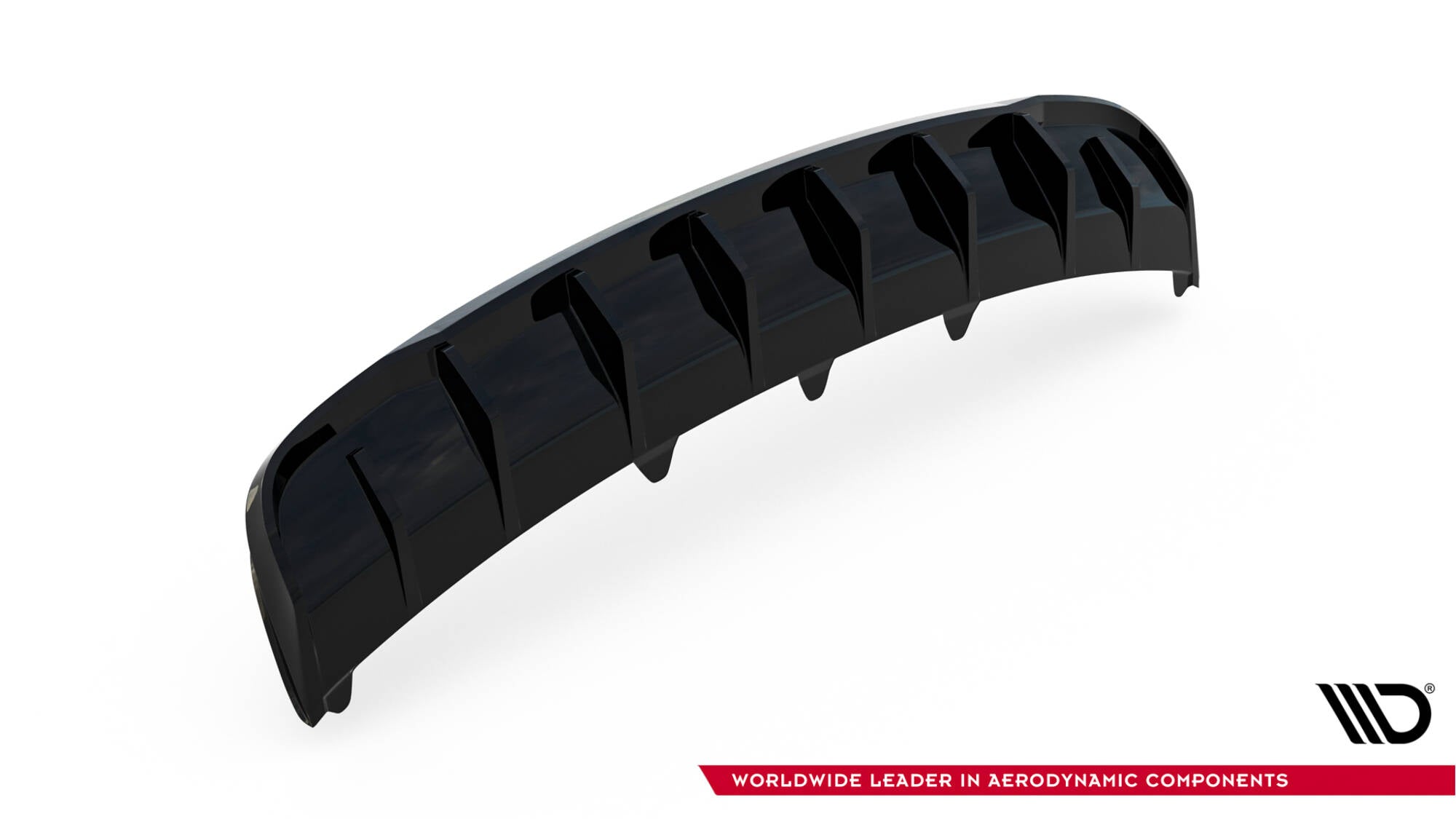 Diffusor Heck Ansatz für Audi A4 B8 Facelift (Version ohne Auspuff)