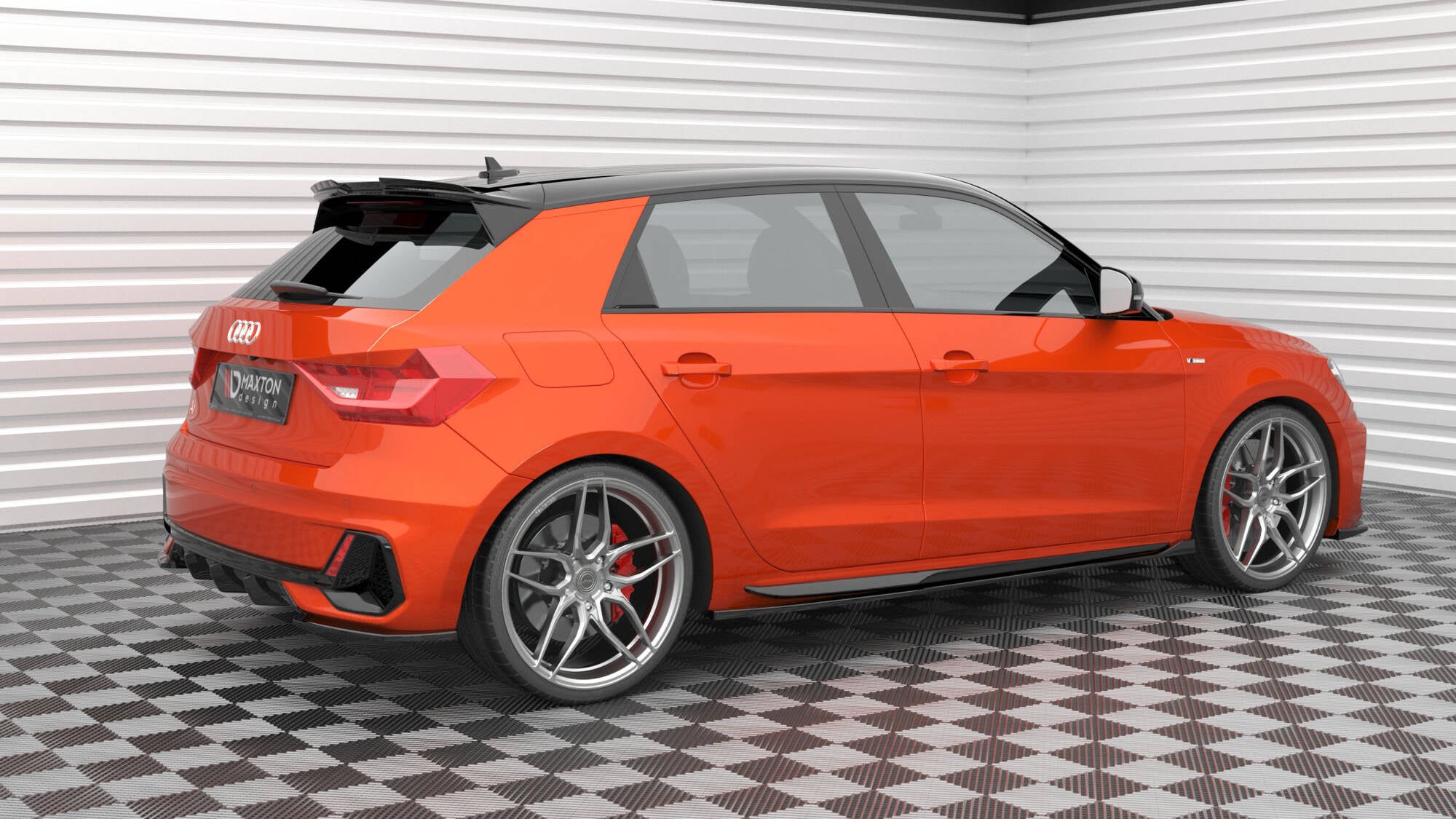 Flaps V2 Heckansatz Flaps Heckansatz für Audi A1 S-Line GB
