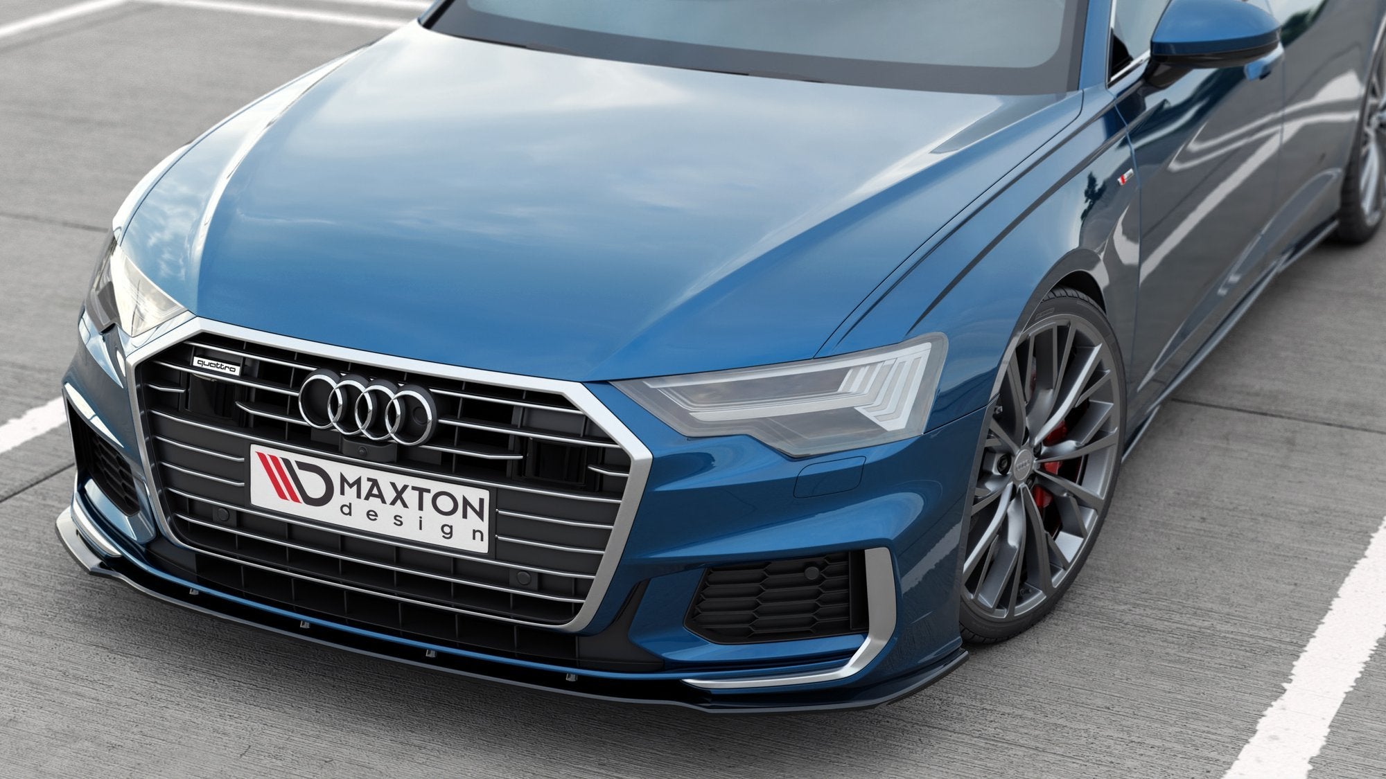 Frontlippe V2 für Audi A6 S-Line / S6 C8 / C8 Facelift