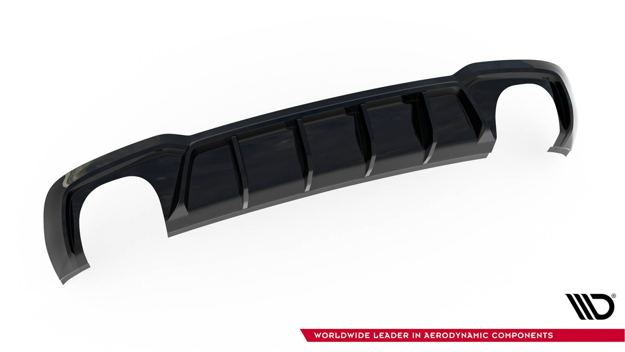 Diffusor V2 Heck Ansatz für Audi RS3 Limousine 8V Facelift
