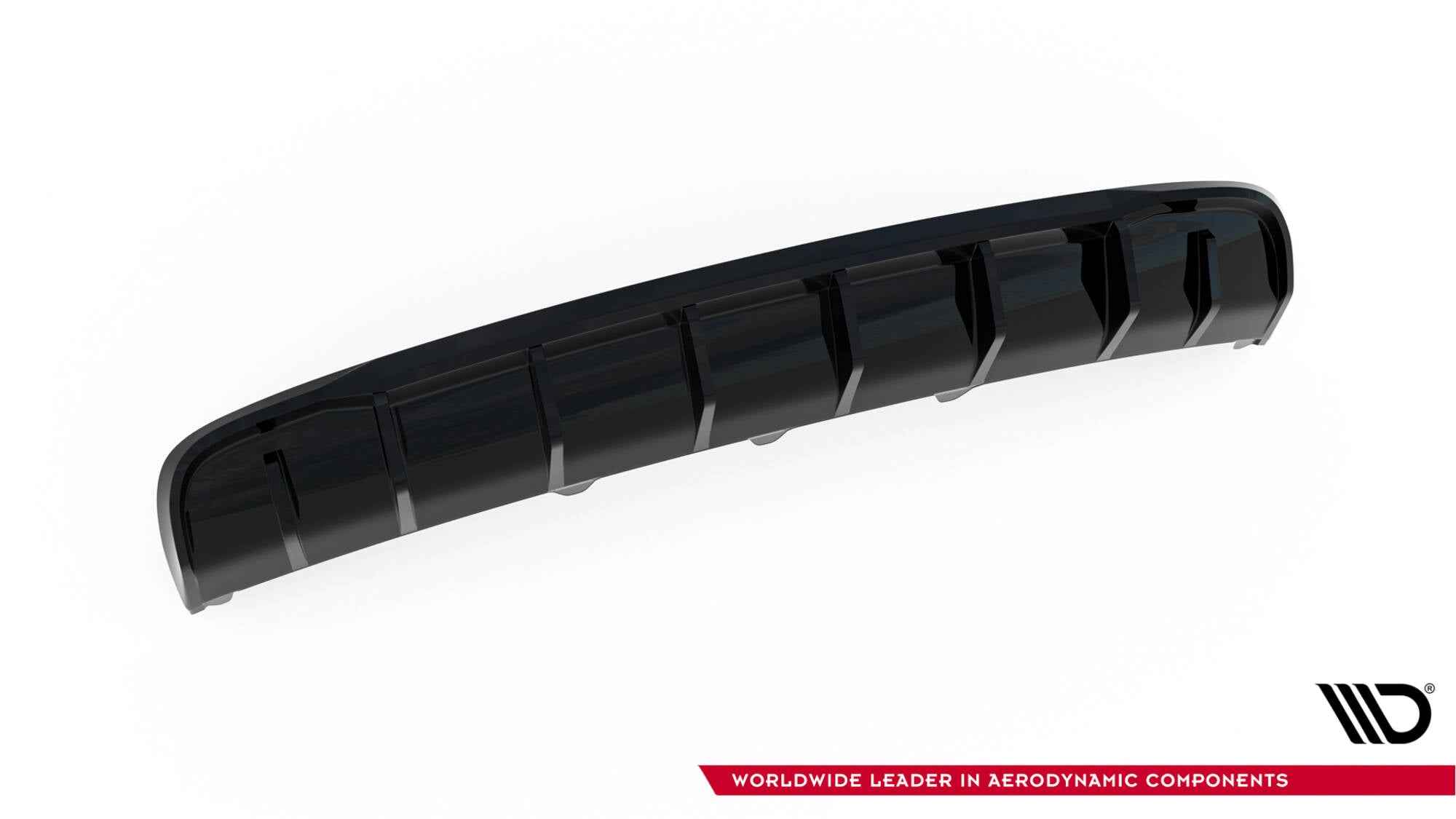 Diffusor Heck Ansatz für Audi A4 B8 Facelift (Version ohne Auspuff)
