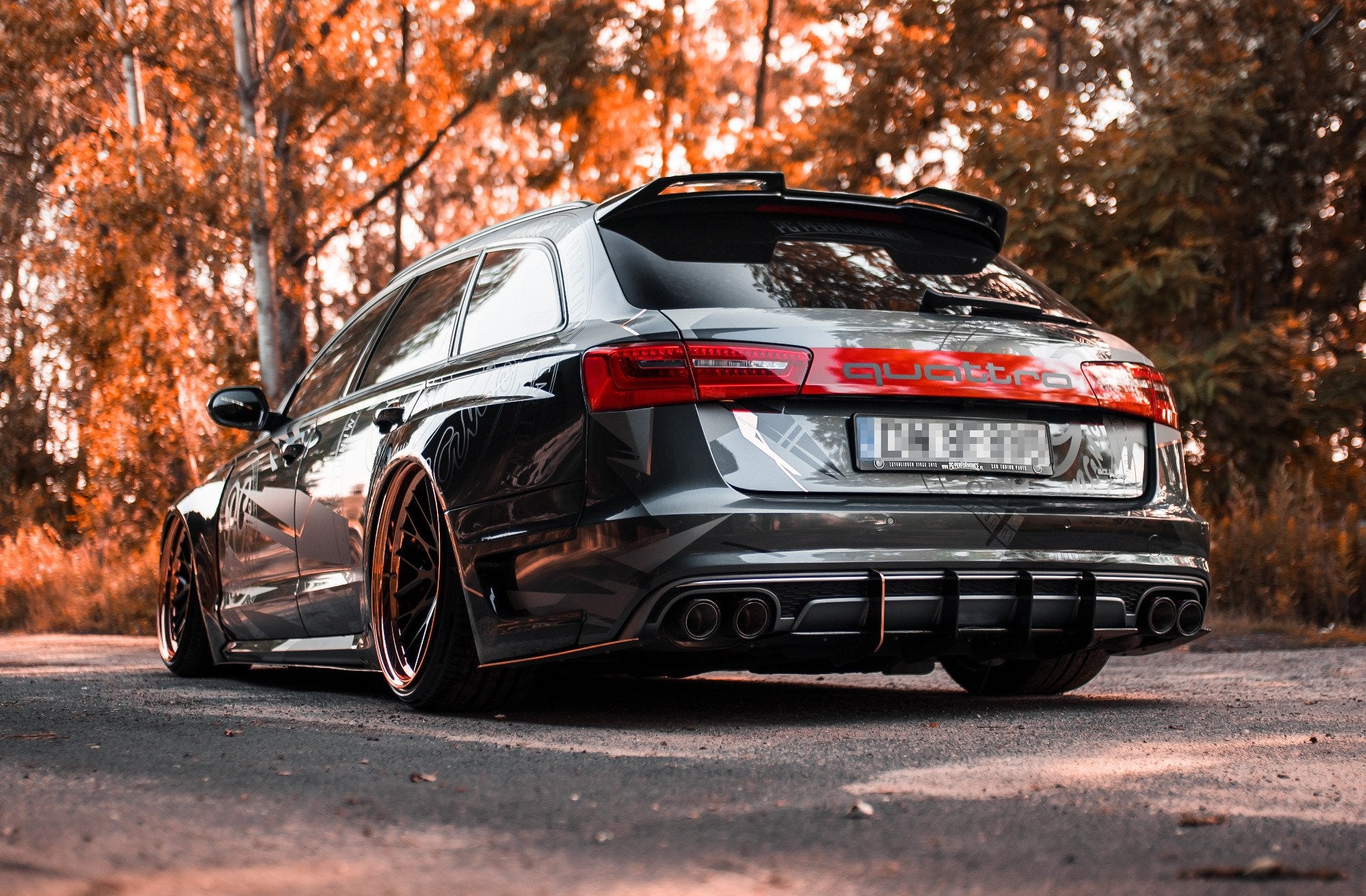 Spoiler für Audi S6 / A6 S - Line C7 / C7 FL Avant