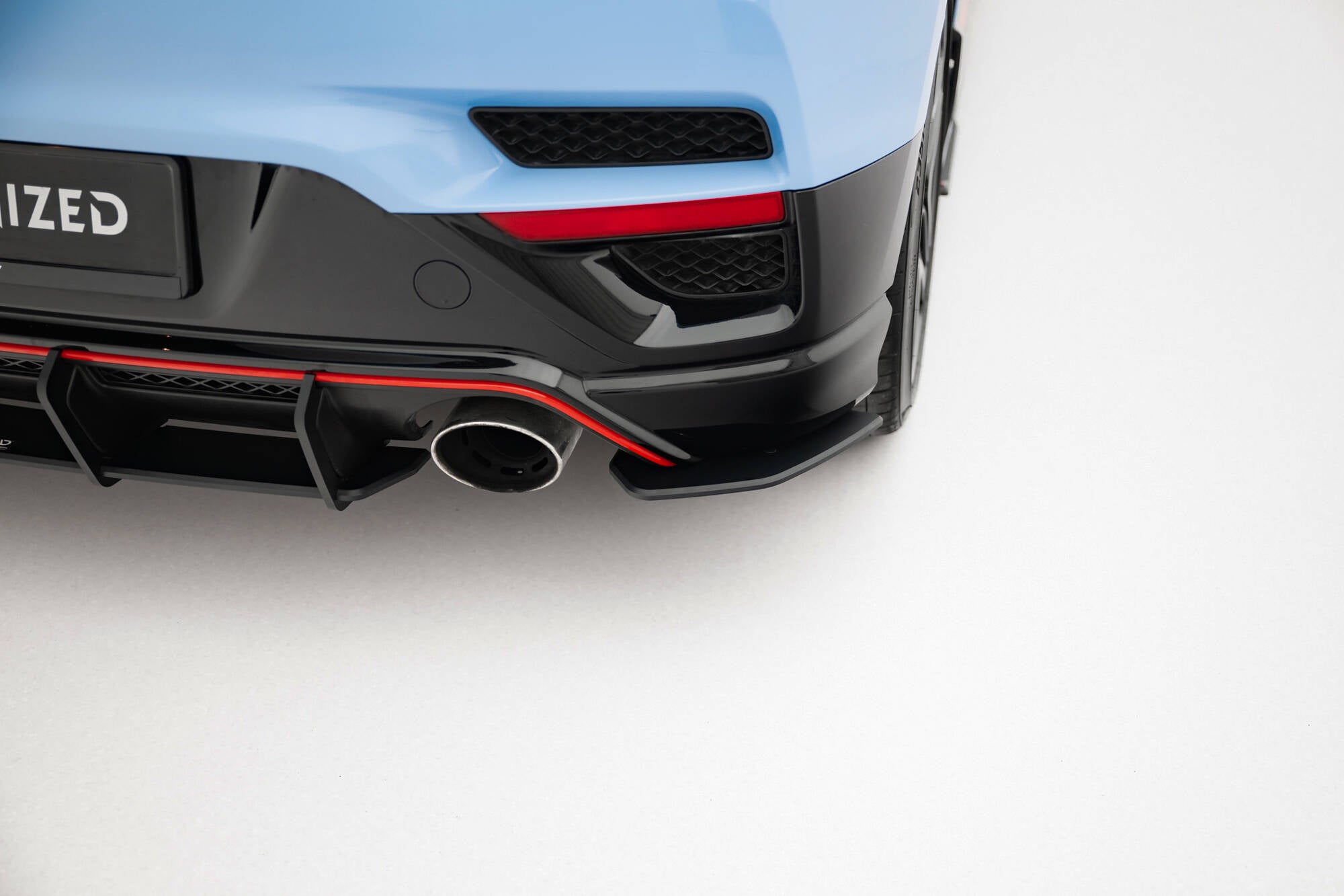 Street Pro Flaps Heckansatz Flaps Heckansatz für Hyundai Veloster N Mk2