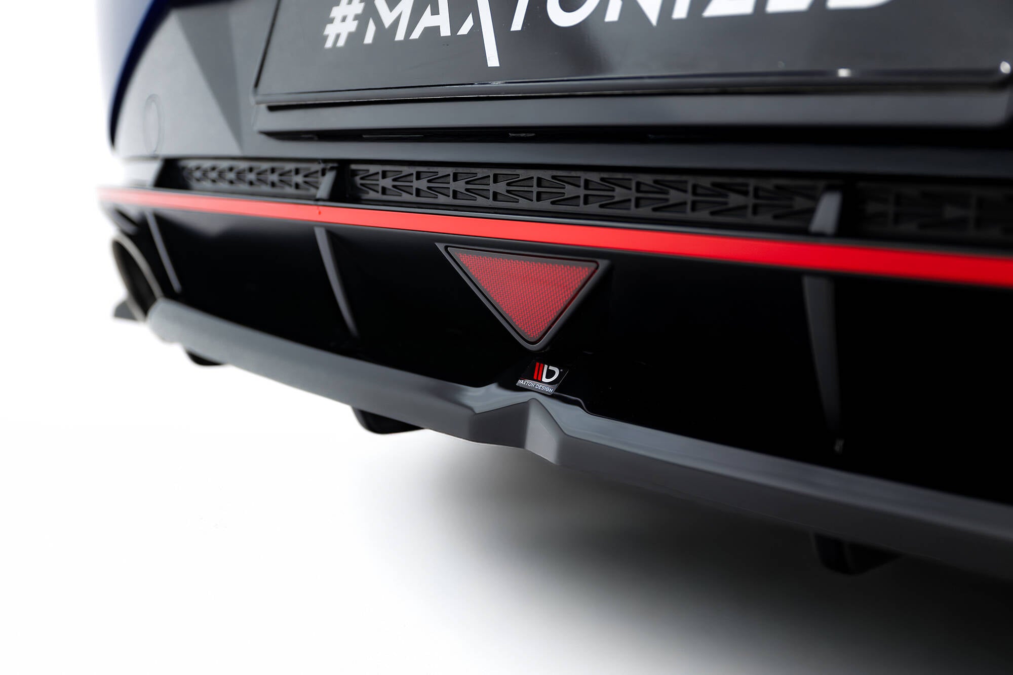 Mittlerer Diffusor Heck Ansatz DTM Look für Hyundai Elantra N Mk7