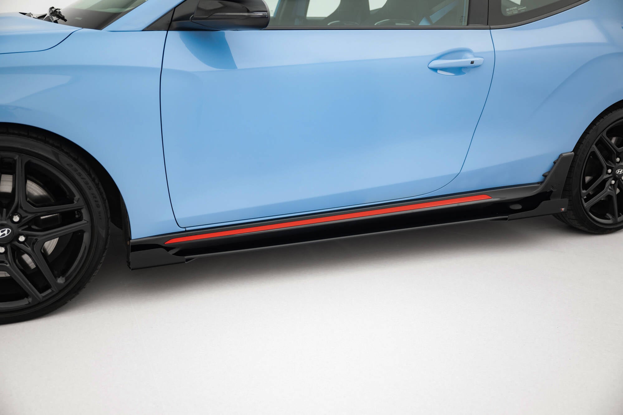 Street Pro Seitenschweller Ansatz + Flaps für Hyundai Veloster N Mk2