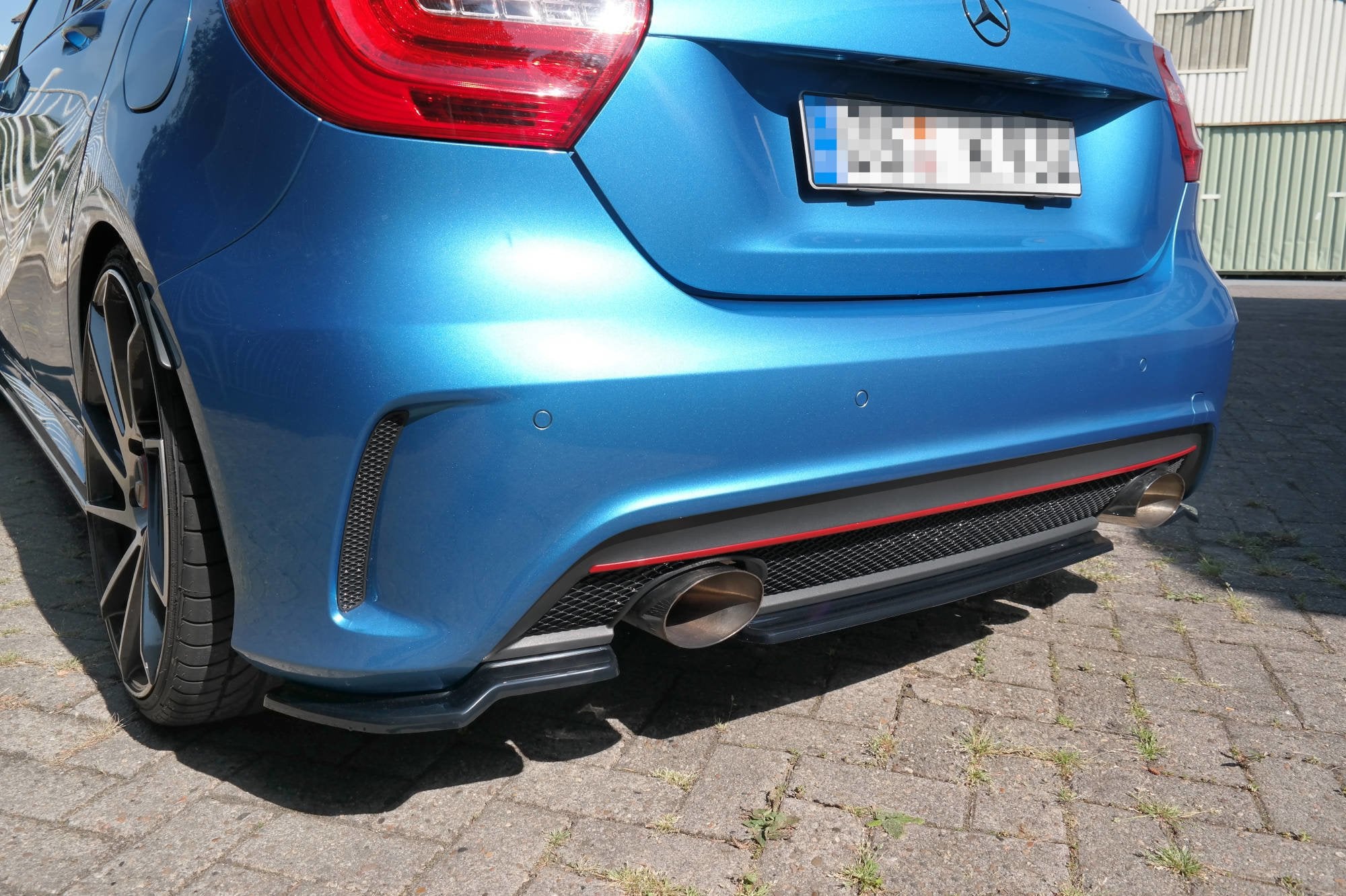 Diffusor für Mercedes W176 AMG-LINE vor Facelift