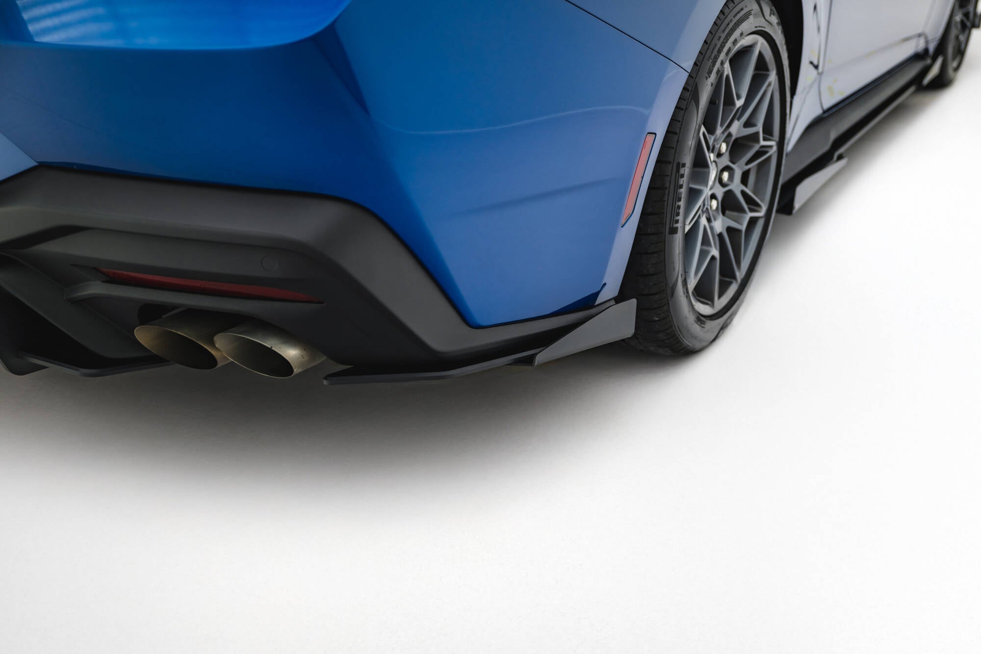 Street Pro Heck Ansatz Flaps Diffusor + Flaps für Ford Mustang GT Mk7