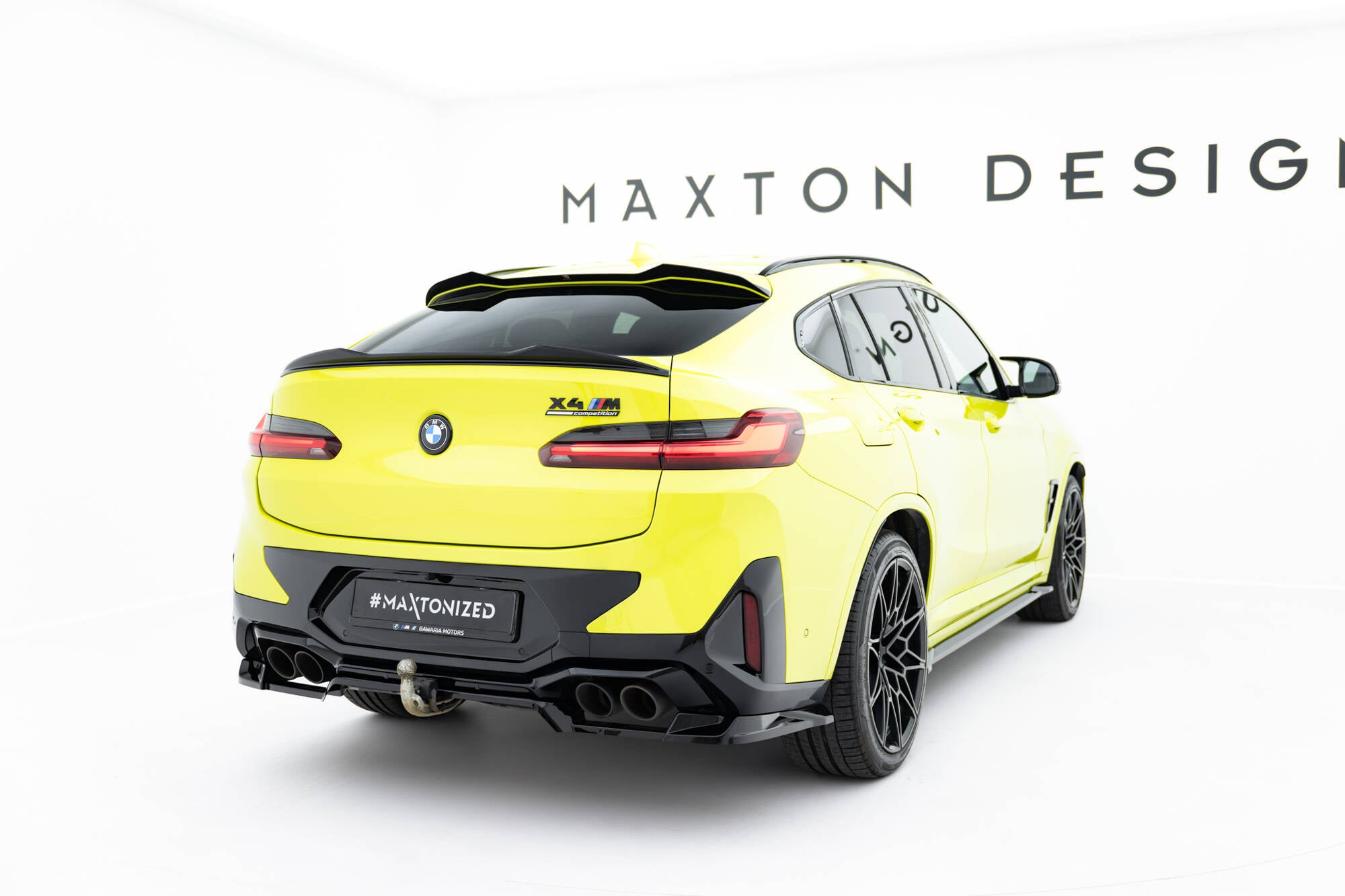 Mittlerer Cup Diffusor DTM Look Heck Ansatz für BMW X4M F98 Facelift