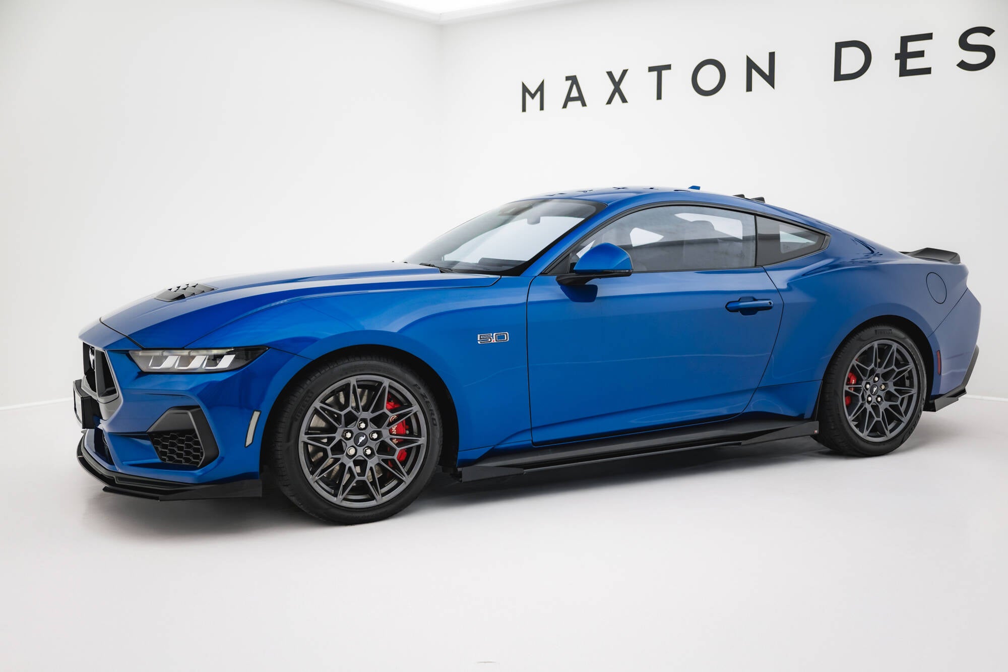 Street Pro Seitenschweller Ansatz + Flaps für Ford Mustang GT Mk7