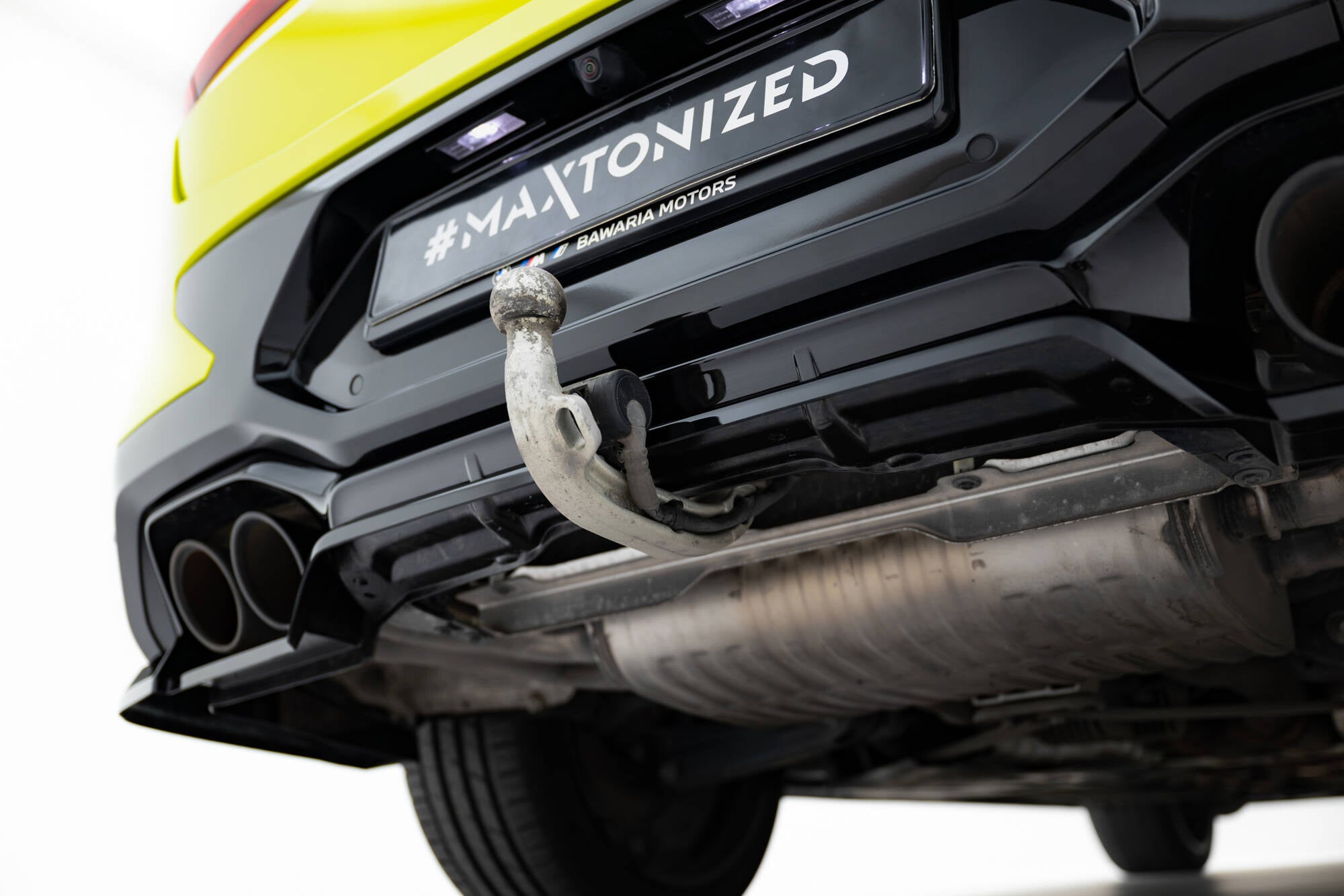 Mittlerer Cup Diffusor DTM Look Heck Ansatz für BMW X4M F98 Facelift