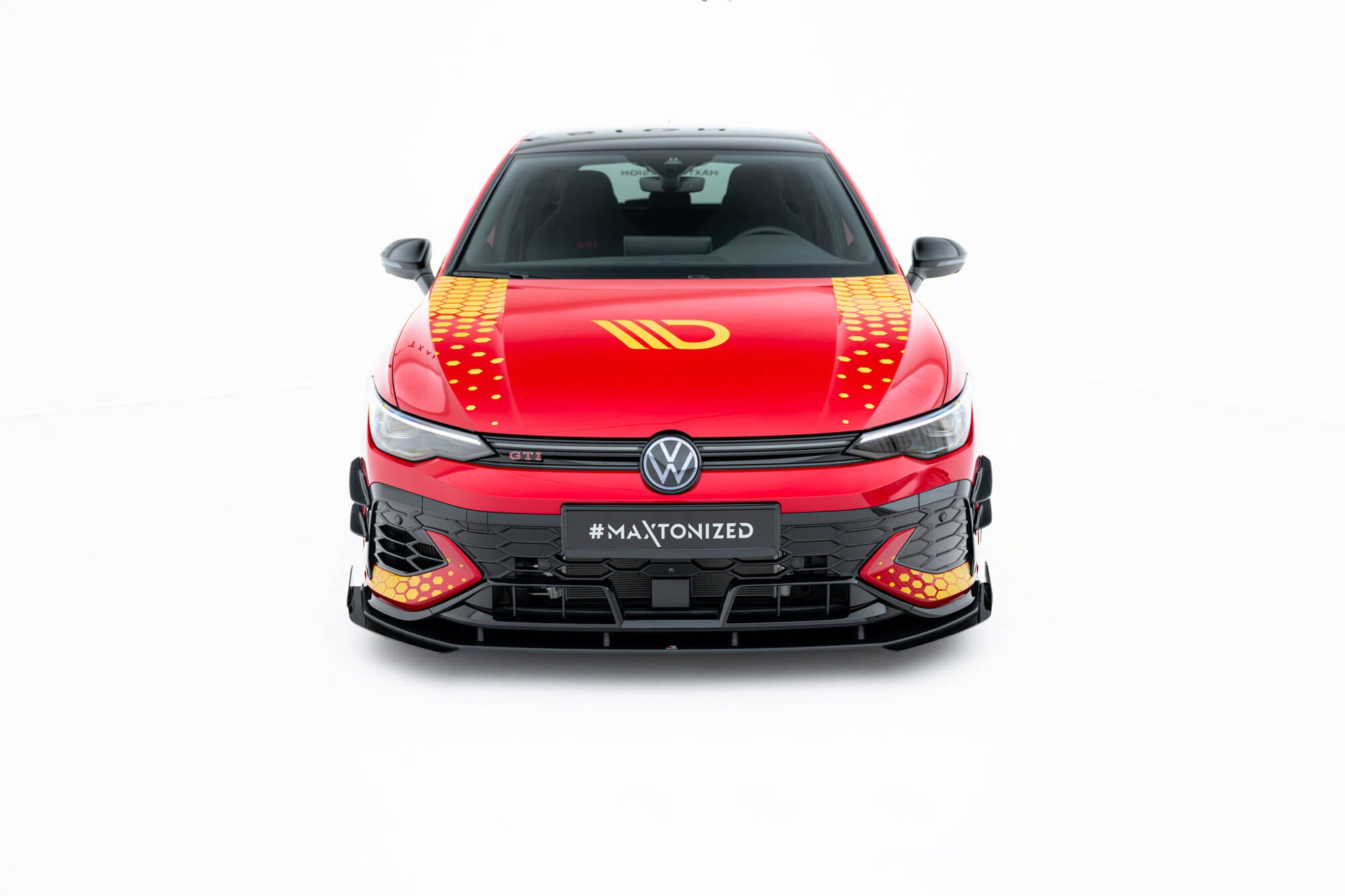 Street Pro Frontlippe + Flaps für VW Golf GTI Clubsport Mk8 Facelift