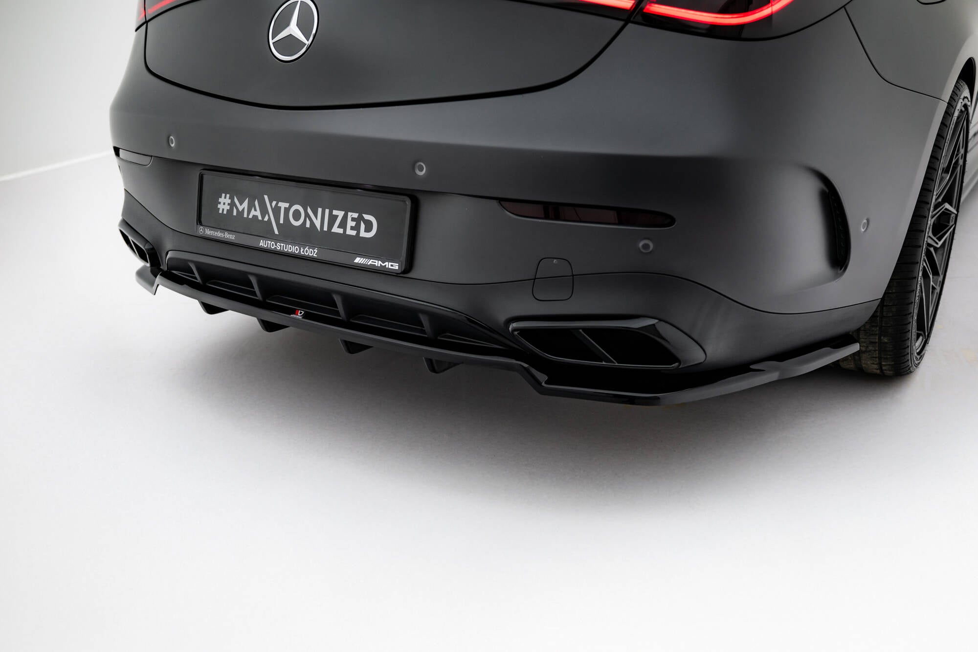 Mittlerer Cup Diffusor DTM Look Heck Ansatz für Mercedes-Benz CLE AMG-Line C236