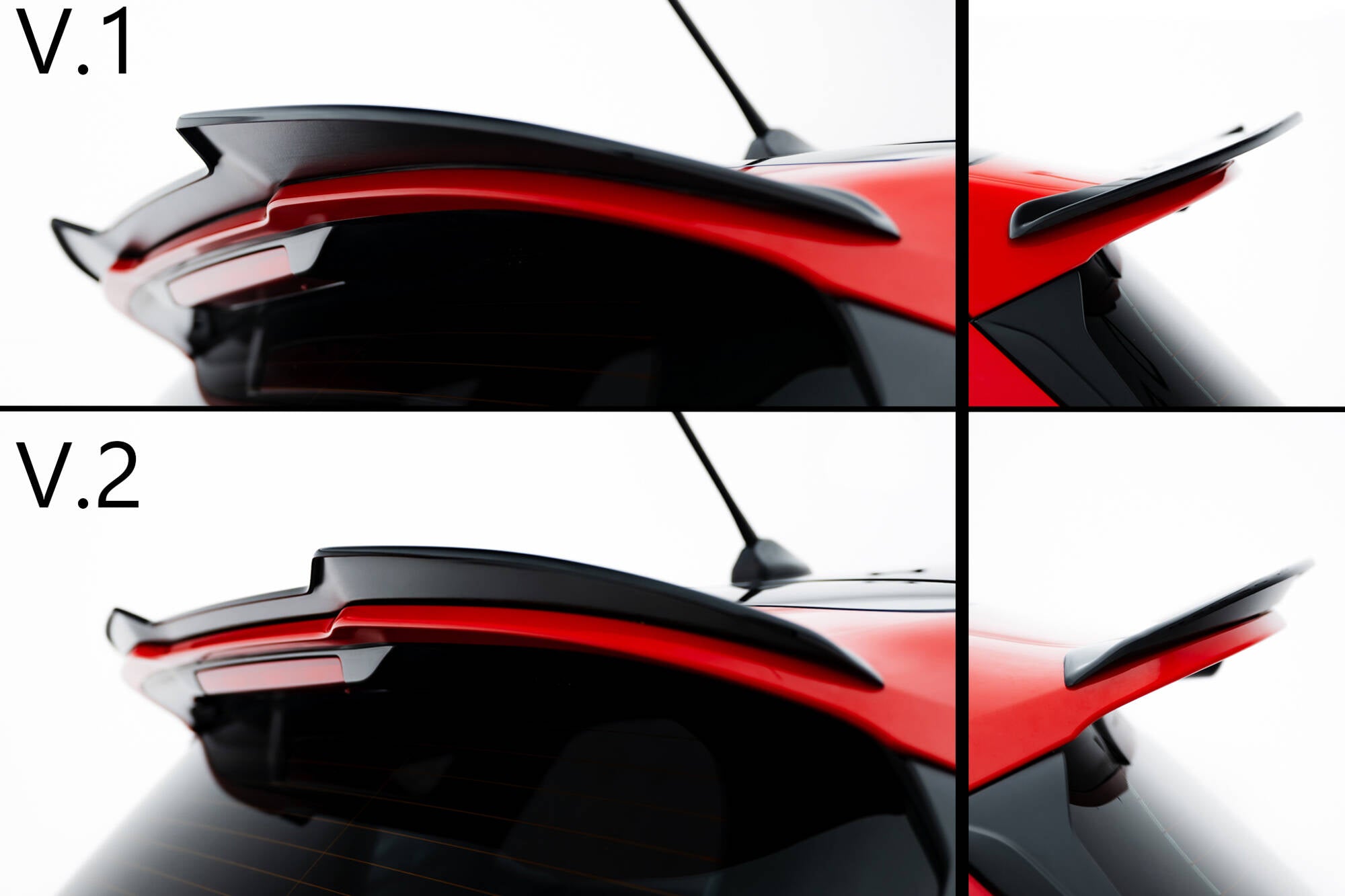Spoiler V2 für Ford Fiesta Mk8 ST / ST-Line