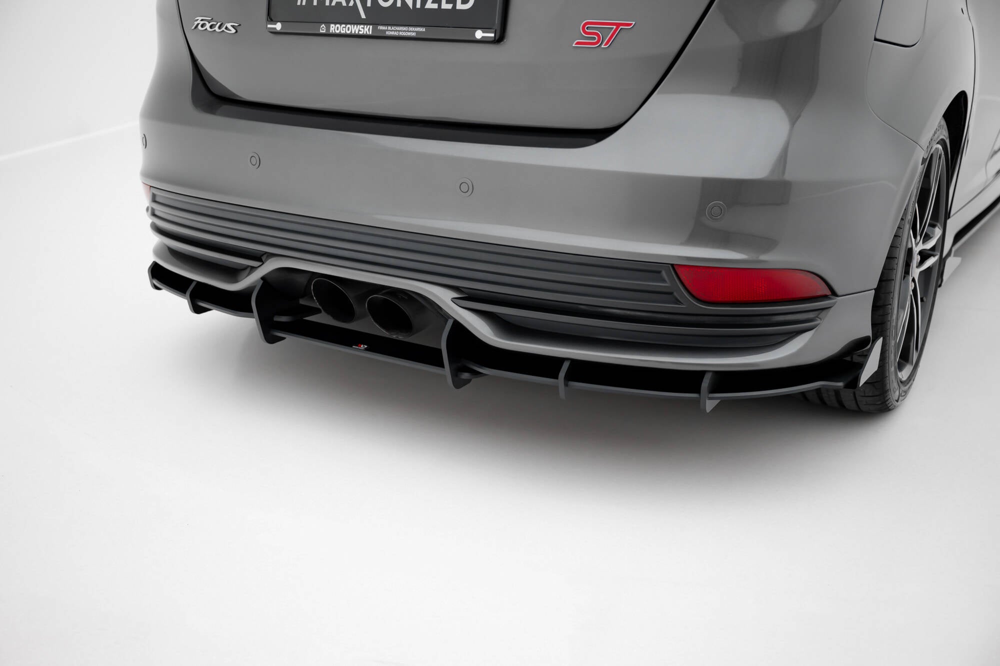 Street Pro Diffusor + Flaps für Ford Focus ST Mk3 Facelift
