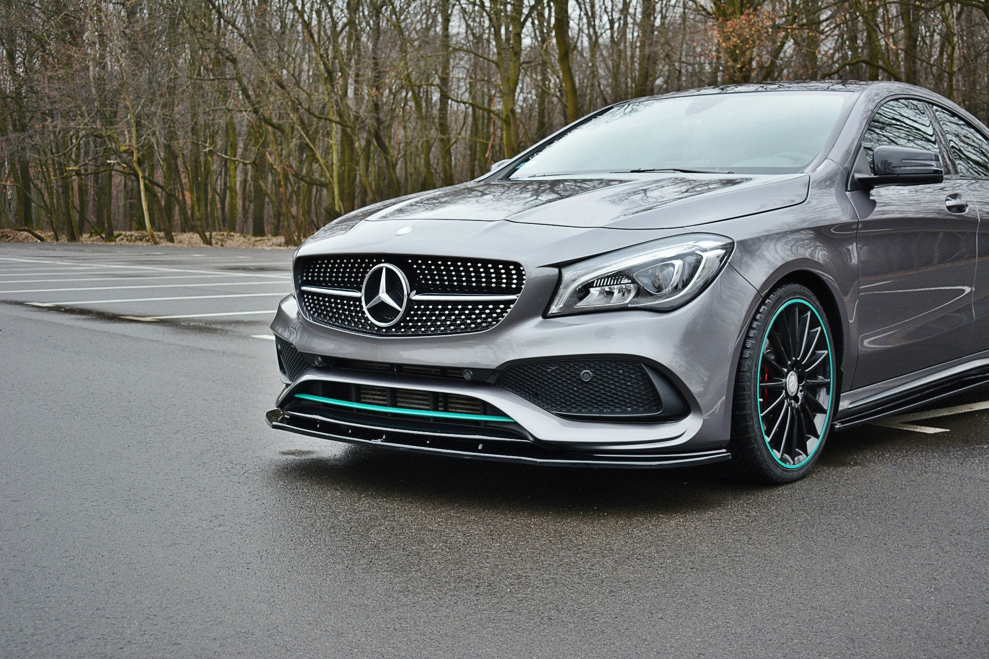 Frontlippe V1 für Mercedes CLA C117 AMG-LINE FACELIFT