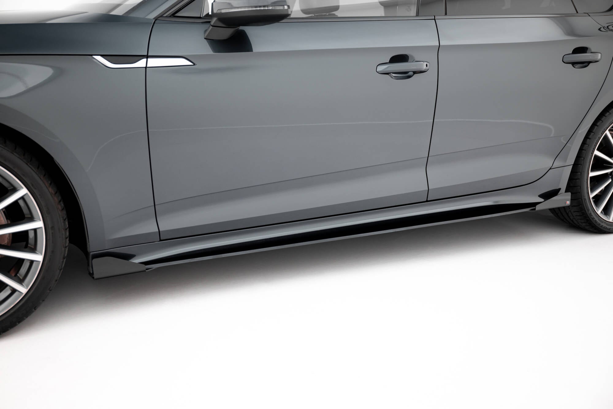 Street Pro Seitenschweller Ansatz für + Flaps Audi A5 Sportback F5 Facelift
