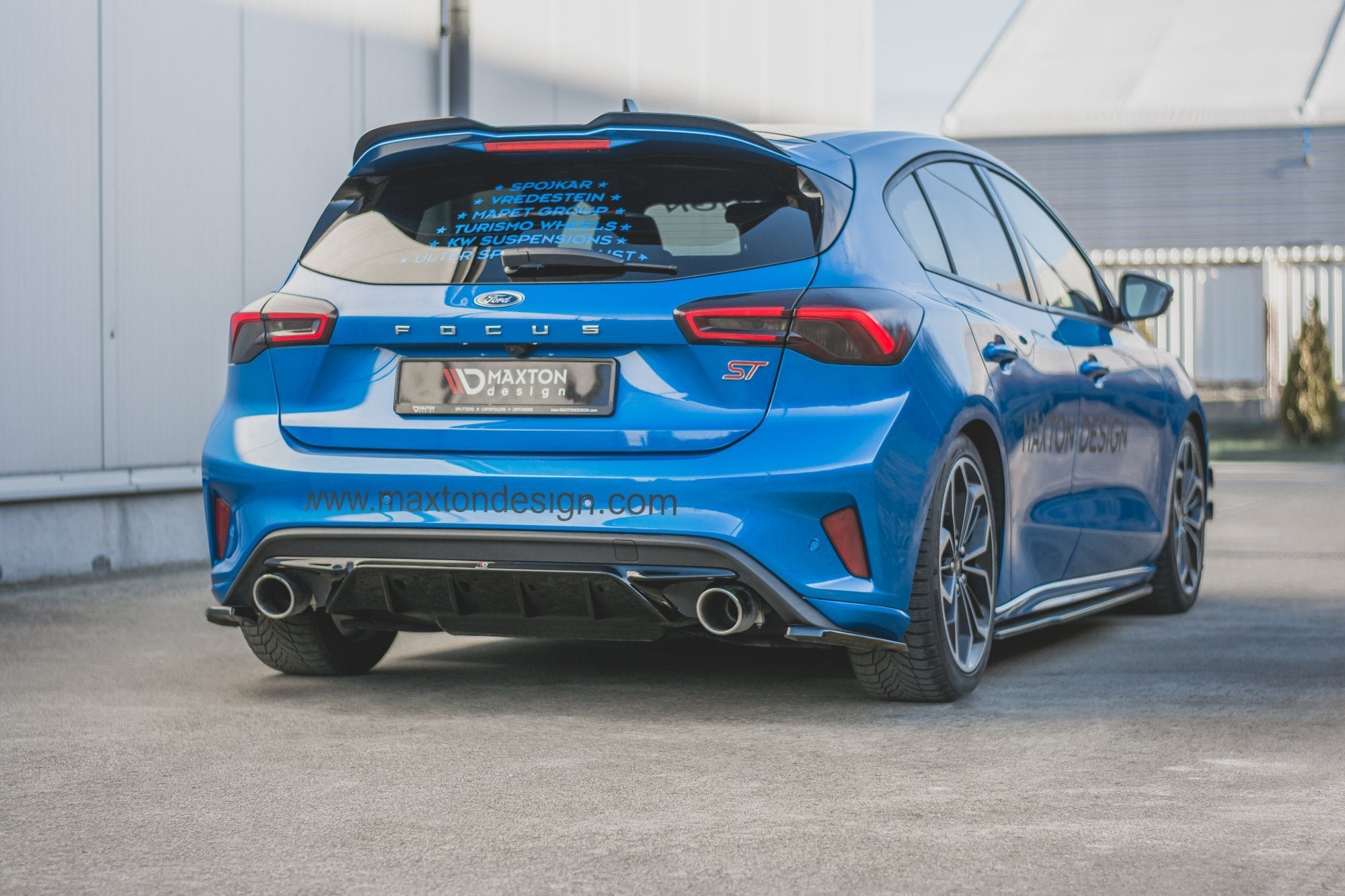 Diffusor V2 Heck Ansatz für Ford Focus Hatchback ST Mk4