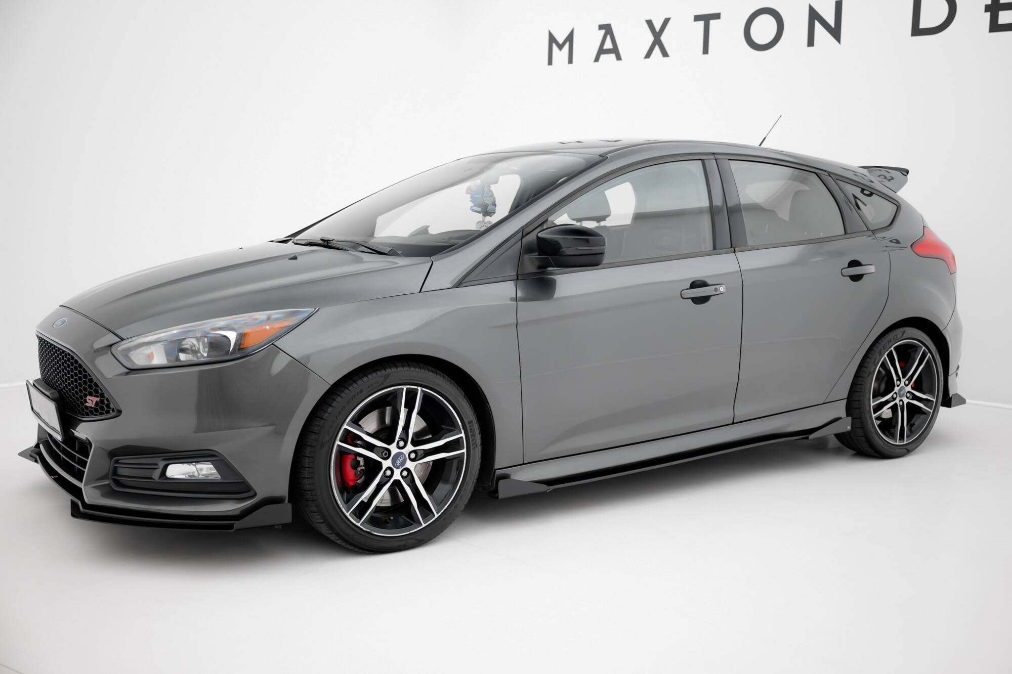 Street Pro Seitenschweller Ansatz + Flaps für Ford Focus ST Mk3 Facelift