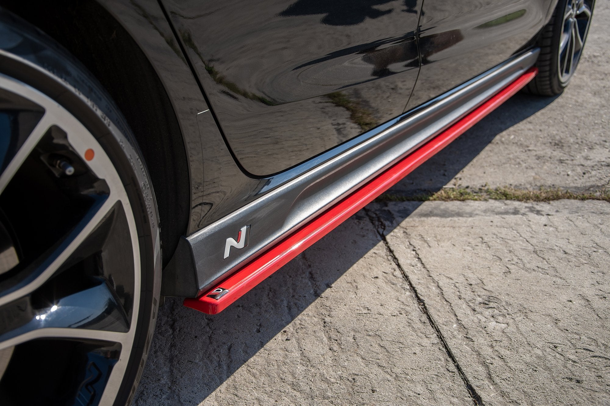 Seitenschweller V3 Ansatz für für Hyundai I30 N Mk3