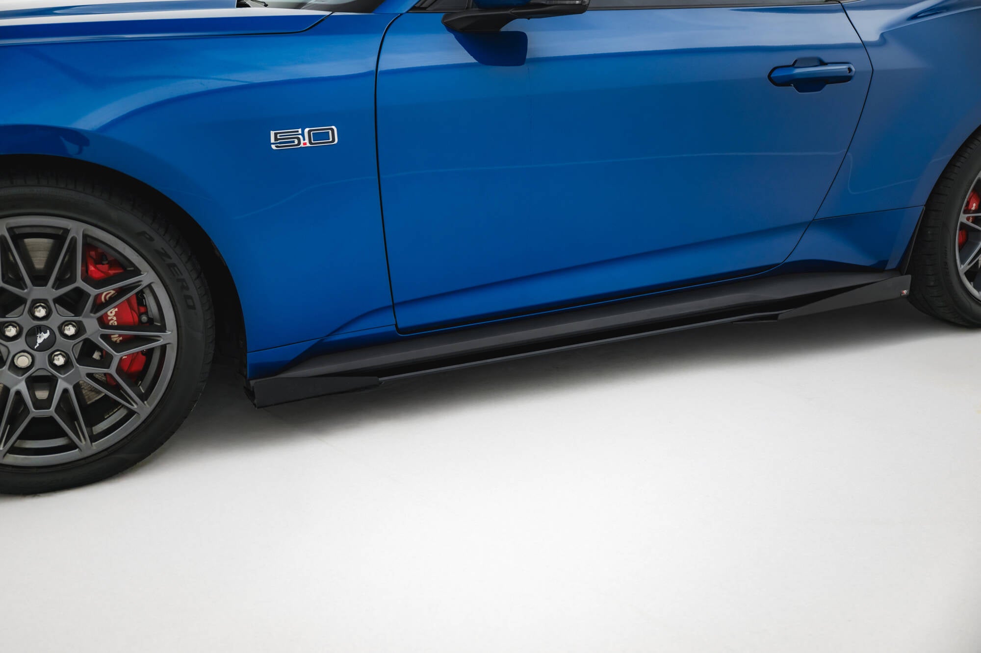 Street Pro Seitenschweller Ansatz + Flaps für Ford Mustang GT Mk7