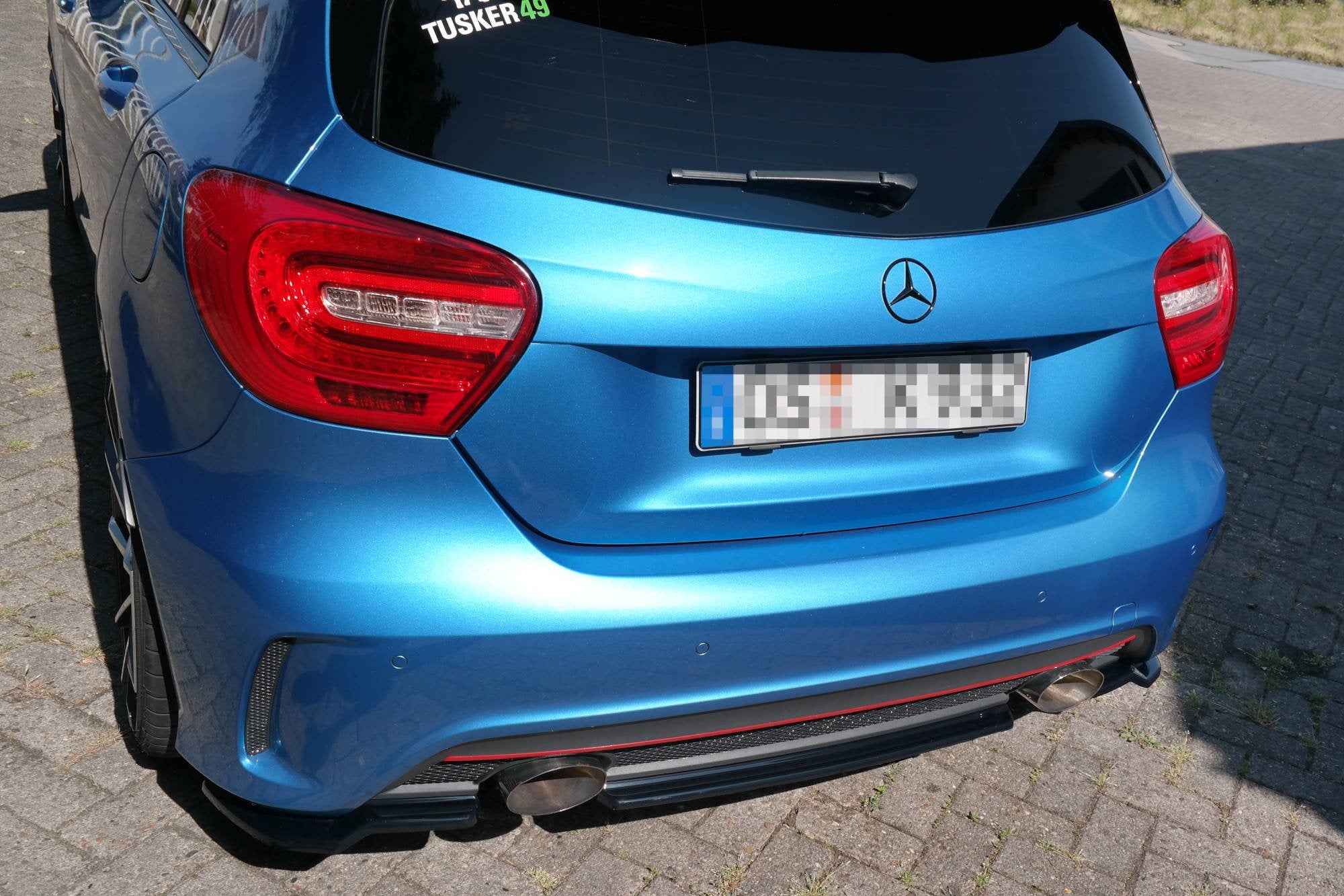 Diffusor für Mercedes W176 AMG-LINE vor Facelift