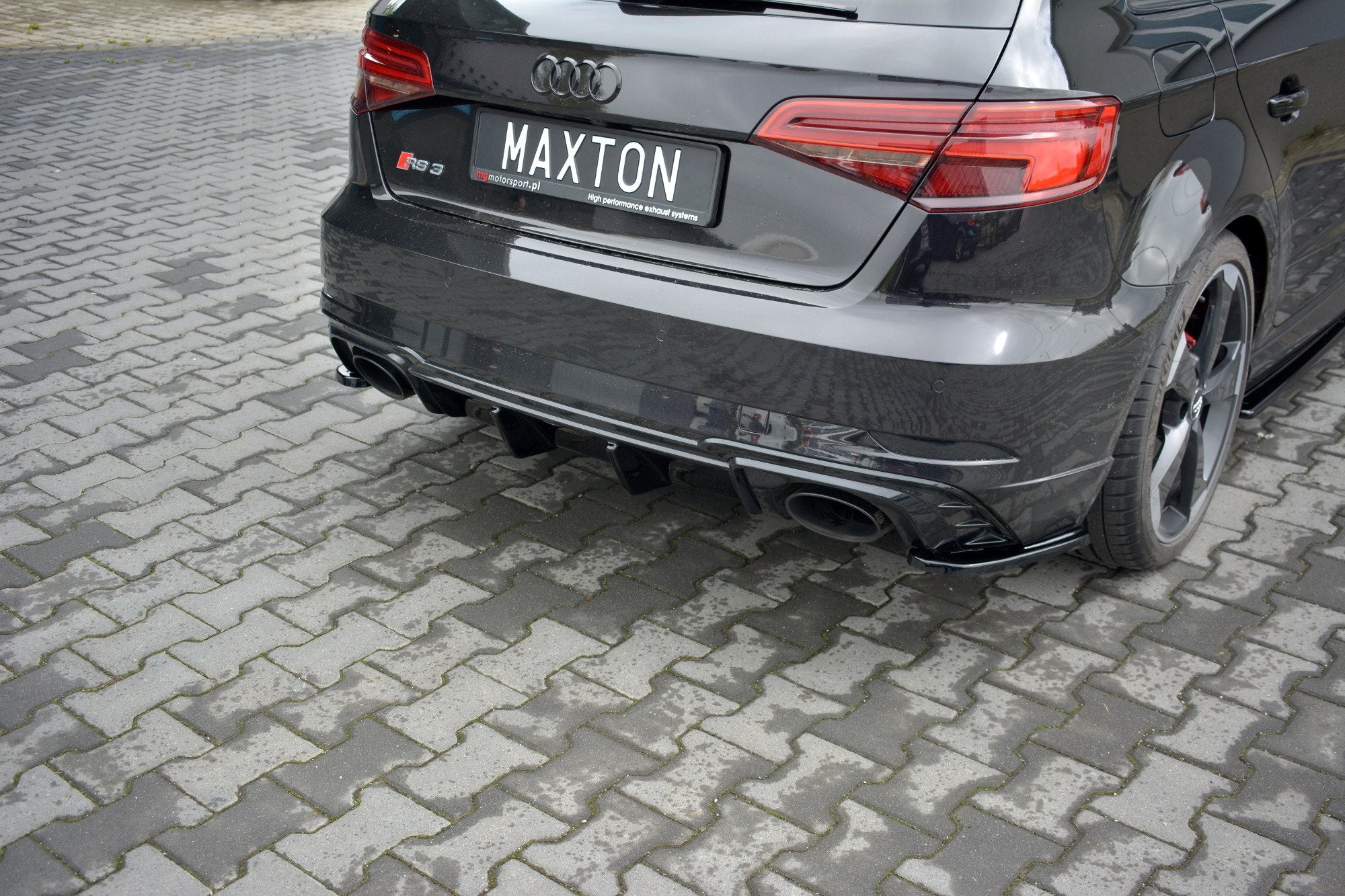 Diffusor Heck Ansatz für Audi RS3 8V FL Sportback