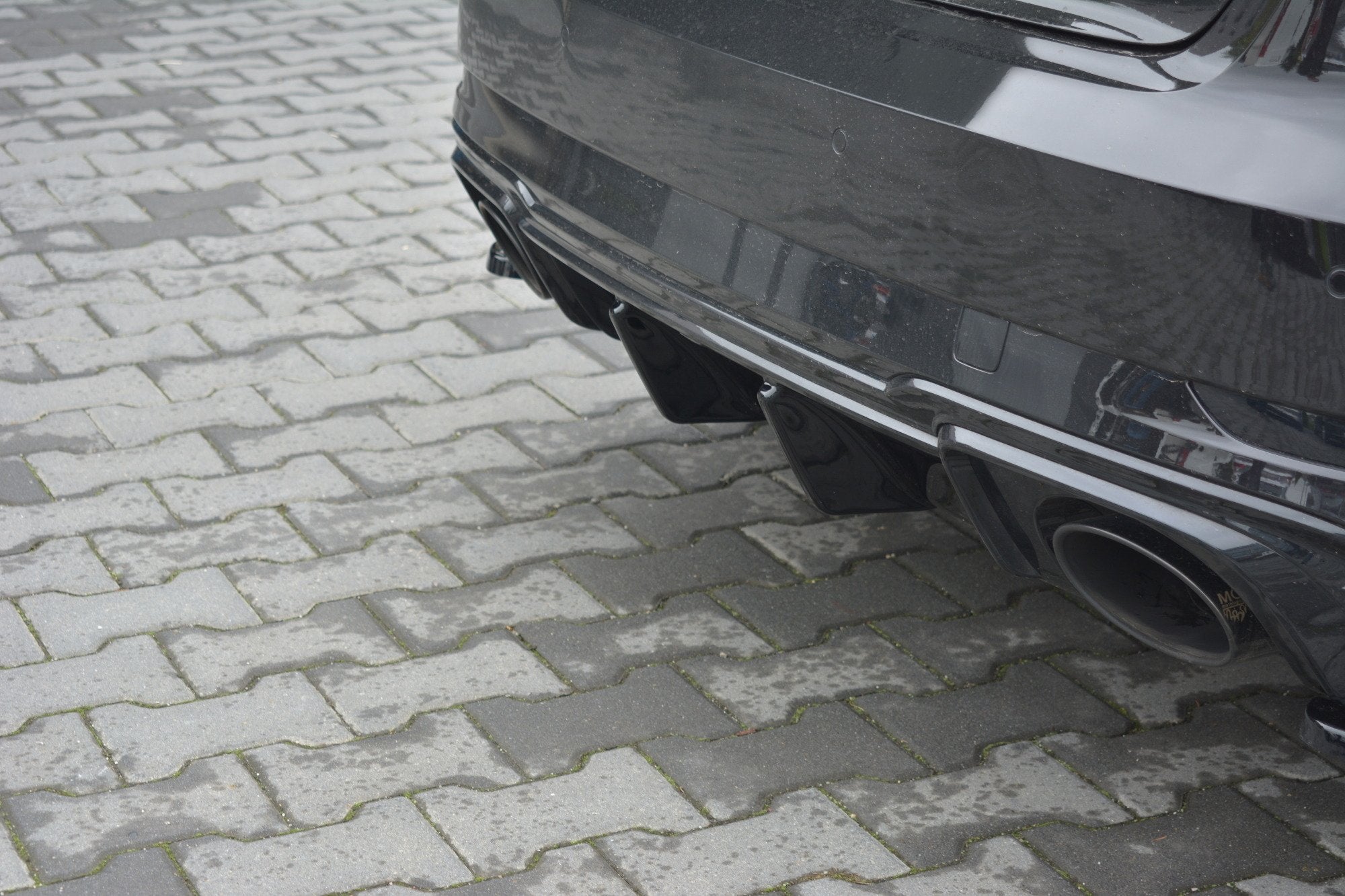 Diffusor Heck Ansatz für Audi RS3 8V FL Sportback
