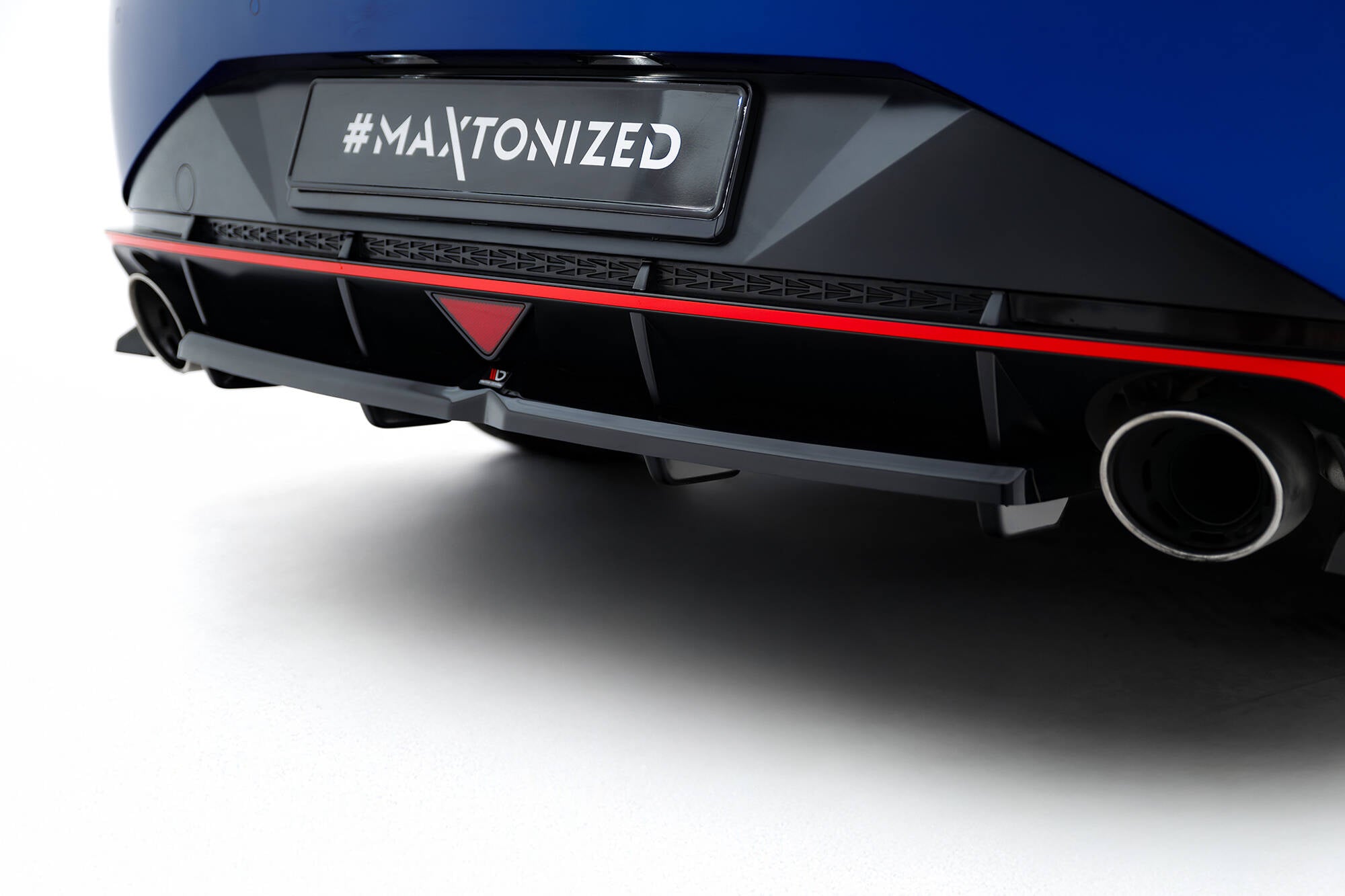 Mittlerer Diffusor Heck Ansatz DTM Look für Hyundai Elantra N Mk7