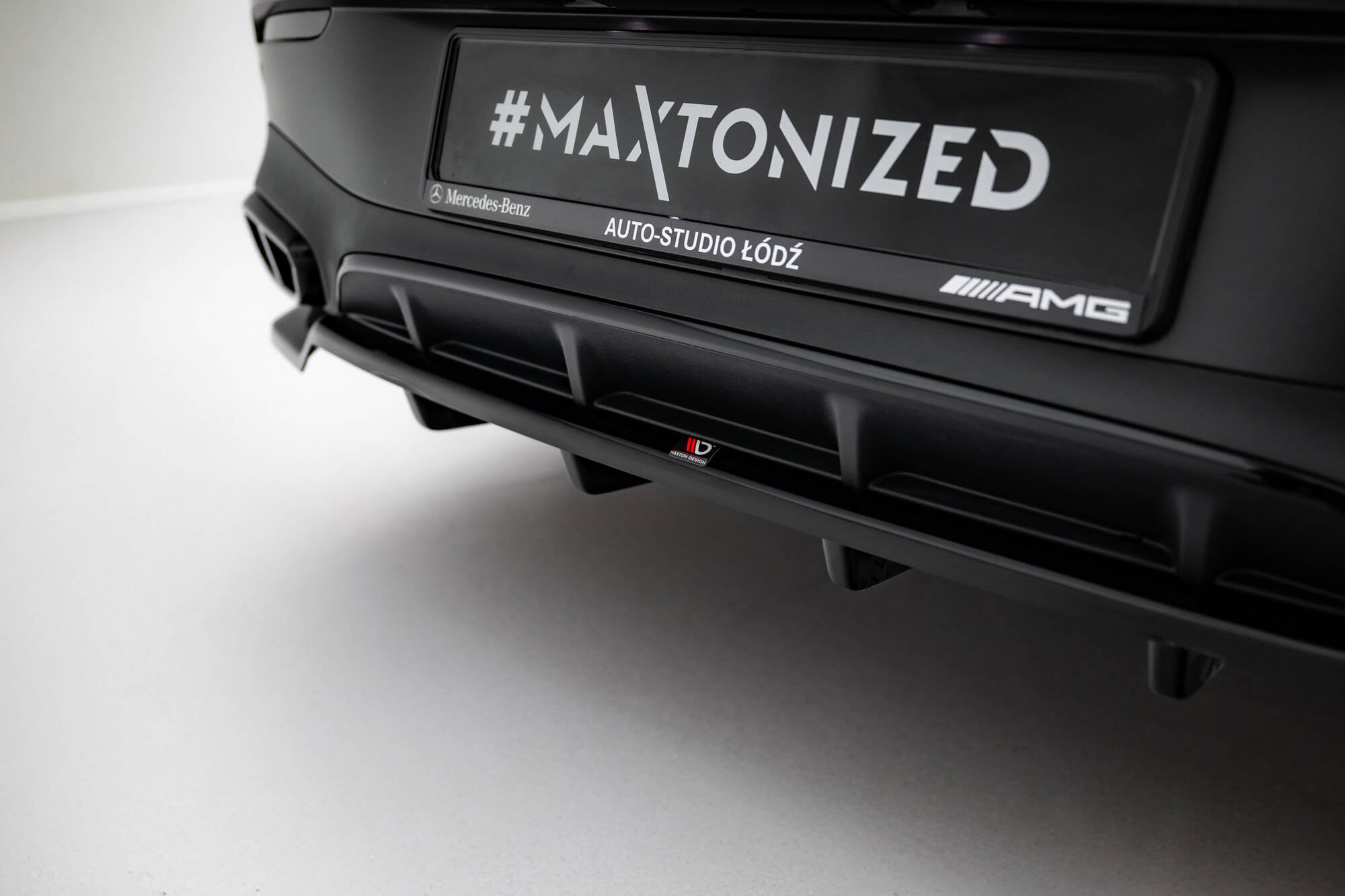 Mittlerer Cup Diffusor DTM Look Heck Ansatz für Mercedes-Benz CLE AMG-Line C236