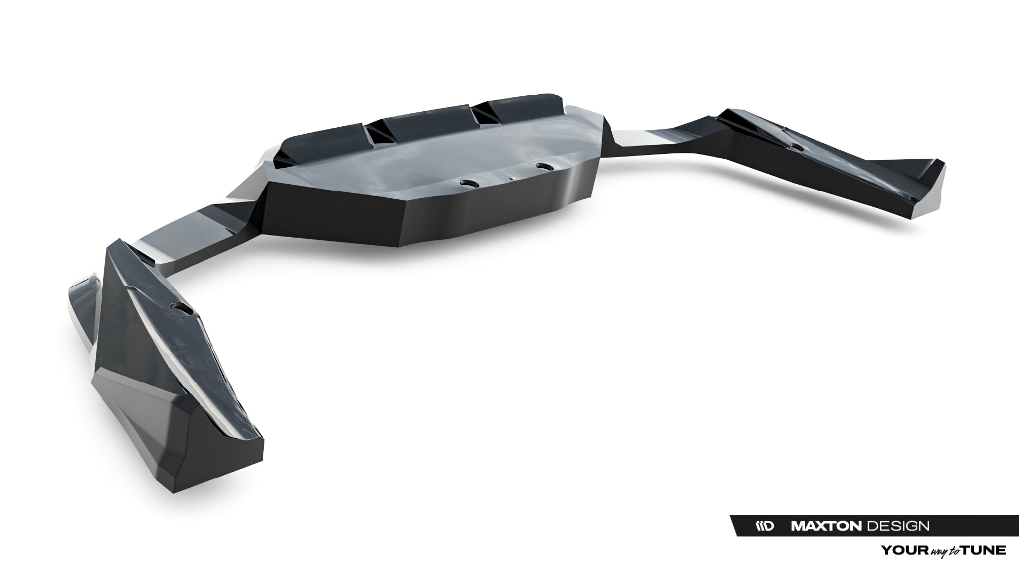 Mittlerer Cup Diffusor DTM Look Heck Ansatz für BMW X2 M35i U10
