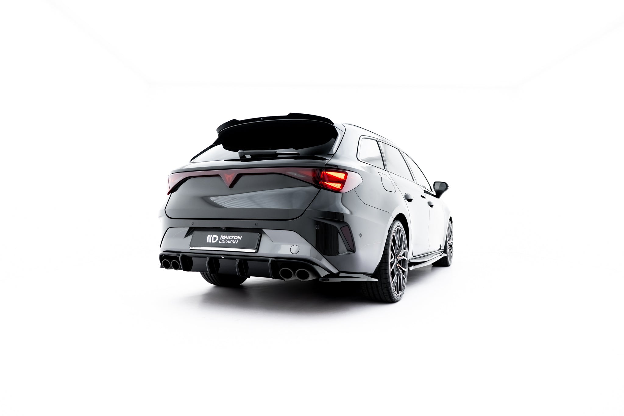 Heck Ansatz Flaps Diffusor V5 für Cupra Leon ST Mk1 Facelift