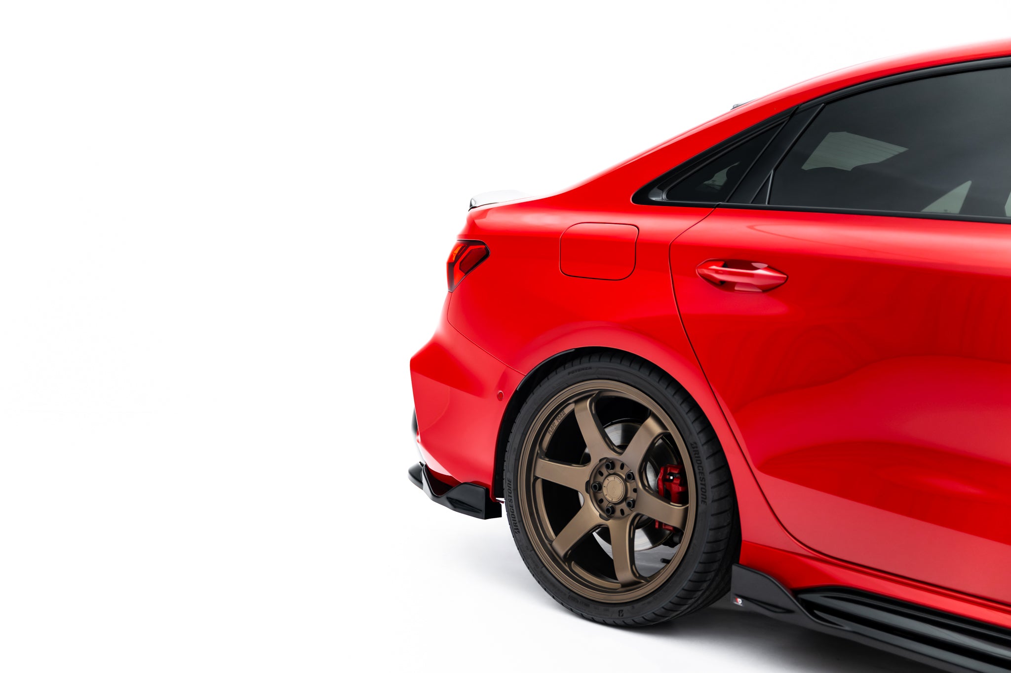 Mittlerer Cup Diffusor V2 DTM Look Heck Ansatz für Audi RS3 Limousine 8Y Facelift