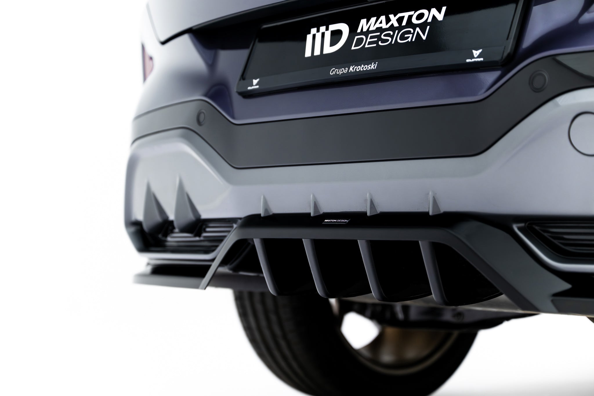 Mittlerer Cup Diffusor V1 DTM Look Heck Ansatz für Cupra Terramar Mk1