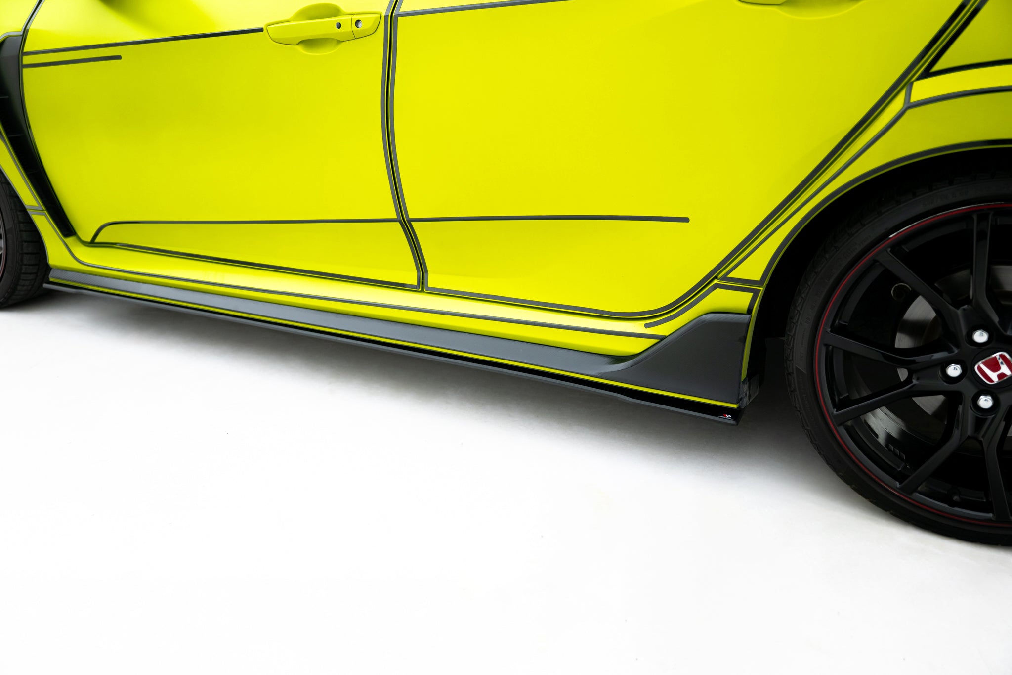 Street Pro Seitenschweller V2 Ansatz für Honda Civic Type R Mk10