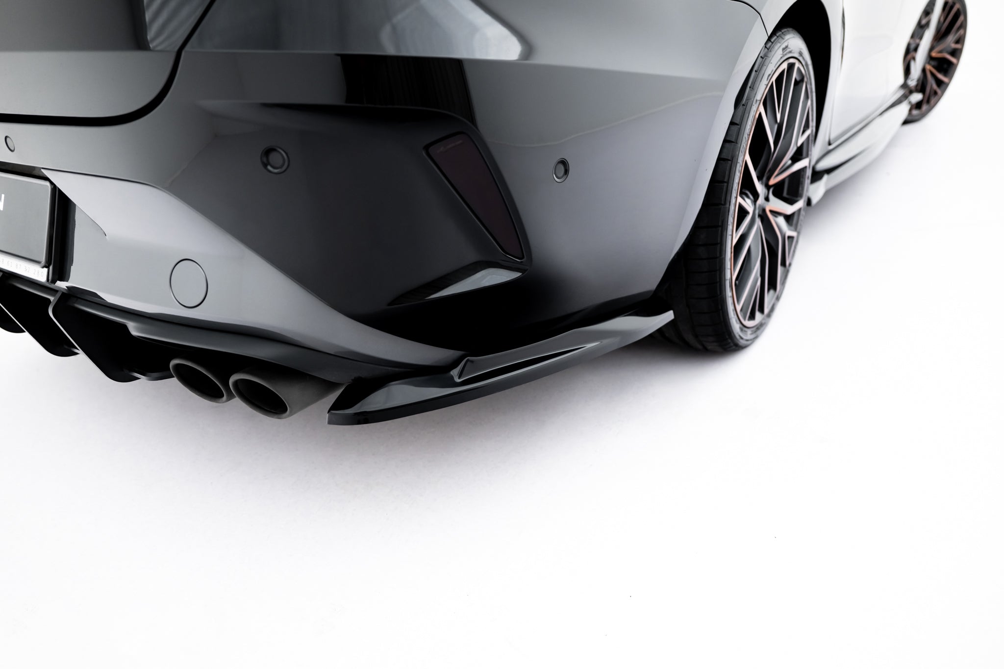 Heck Ansatz Flaps Diffusor V4 für Cupra Leon ST Mk1 Facelift