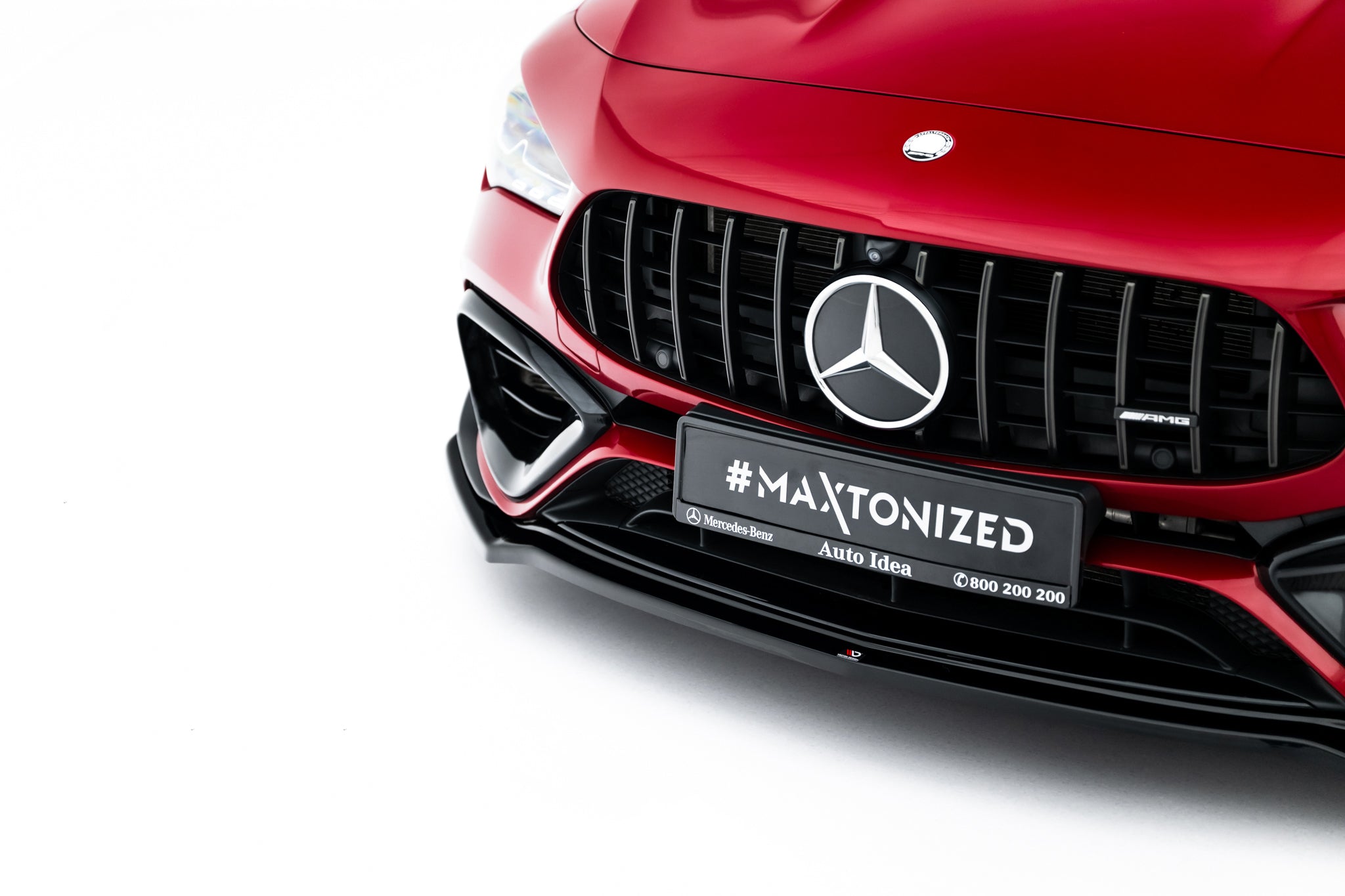 Frontlippe V4 für Mercedes-AMG CLA 45 Aero C118