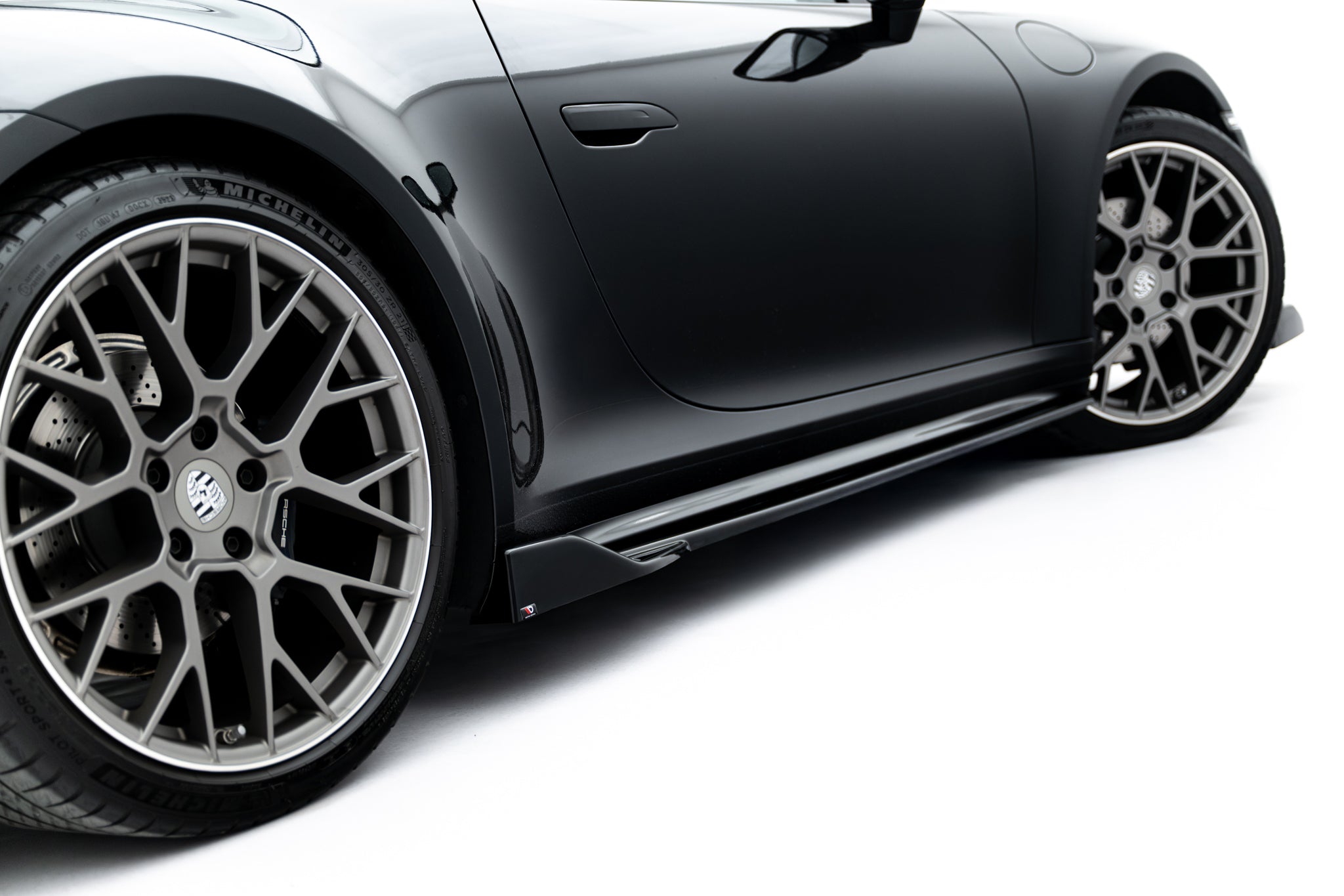 Seitenschweller V2 Ansatz für Porsche 911 Carrera Sport Design 992