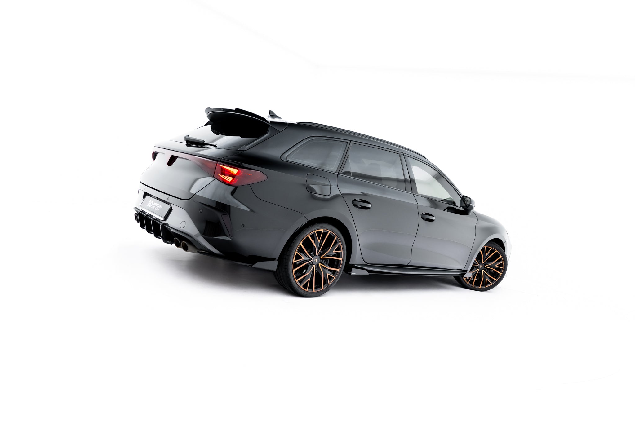 Street Pro Seitenschweller Ansatz + Flaps für Cupra Leon ST / Hatchback Aero Mk1 / Mk1 Facelift