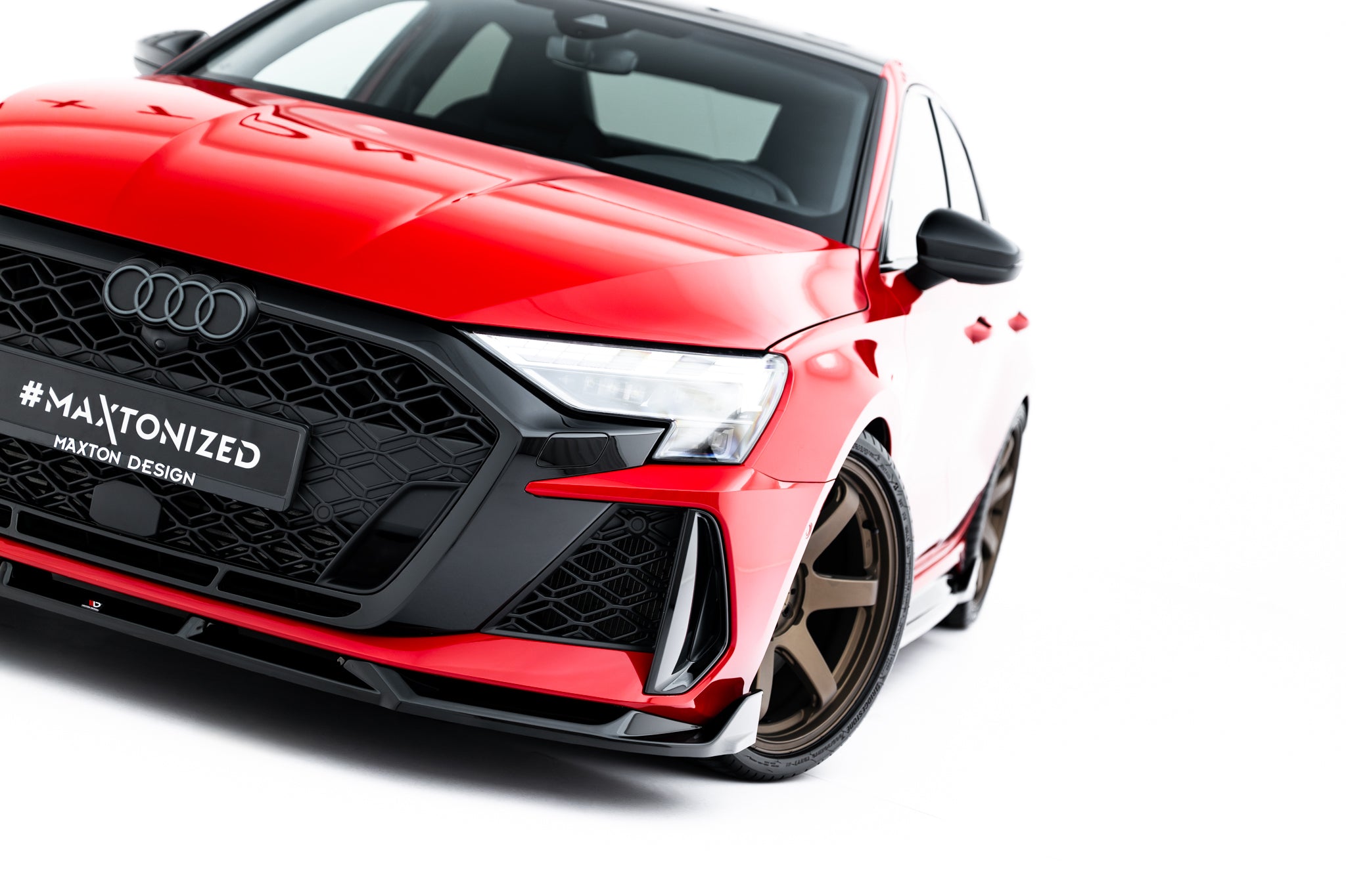Frontlippe V3 für Audi RS3 Limousine 8Y Facelift