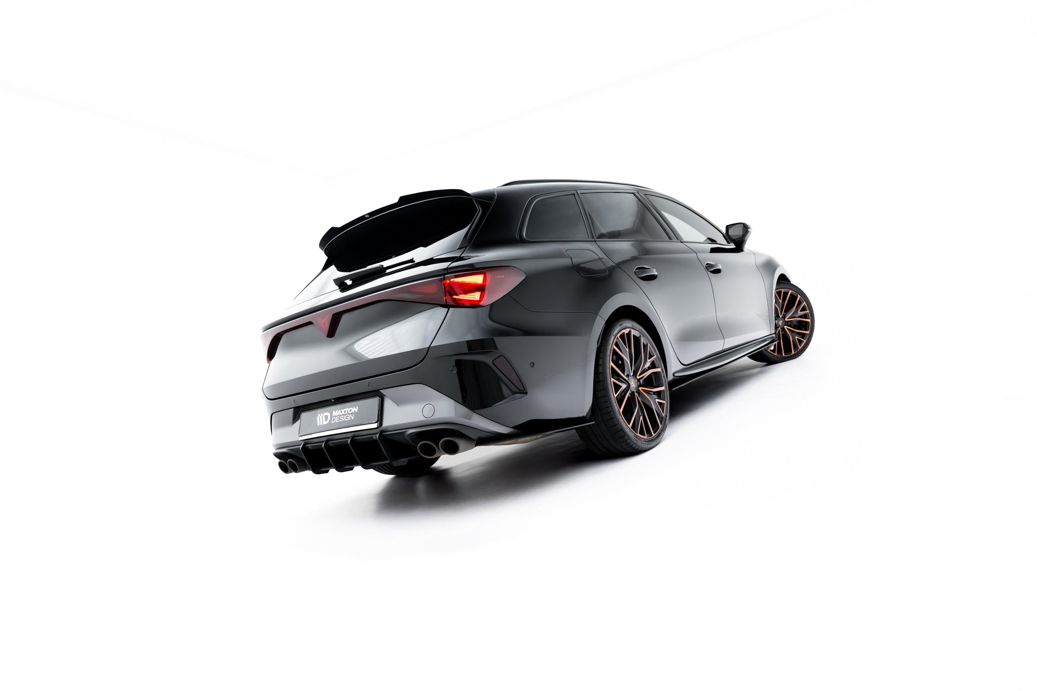 Street Pro Heck Ansatz Flaps Diffusor für Cupra Leon ST Mk1 Facelift