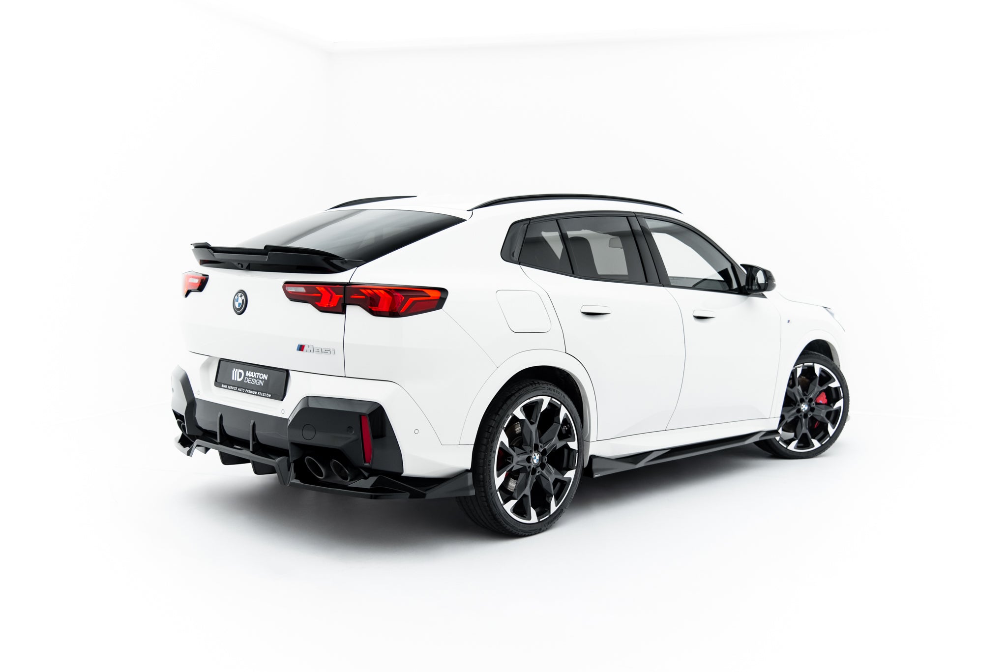 Mittlerer Cup Diffusor DTM Look Heck Ansatz für BMW X2 M35i U10