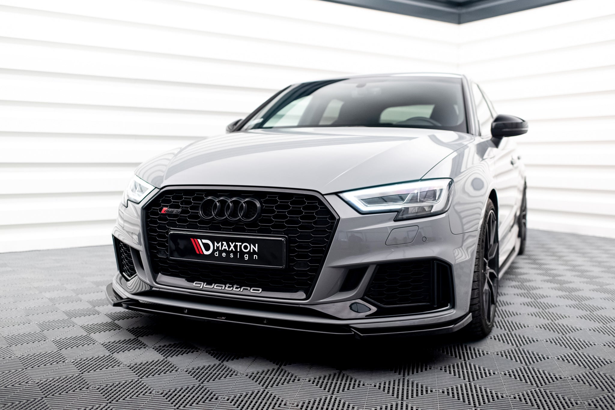 Frontlippe V4 für Audi RS3 8V FL Sportback