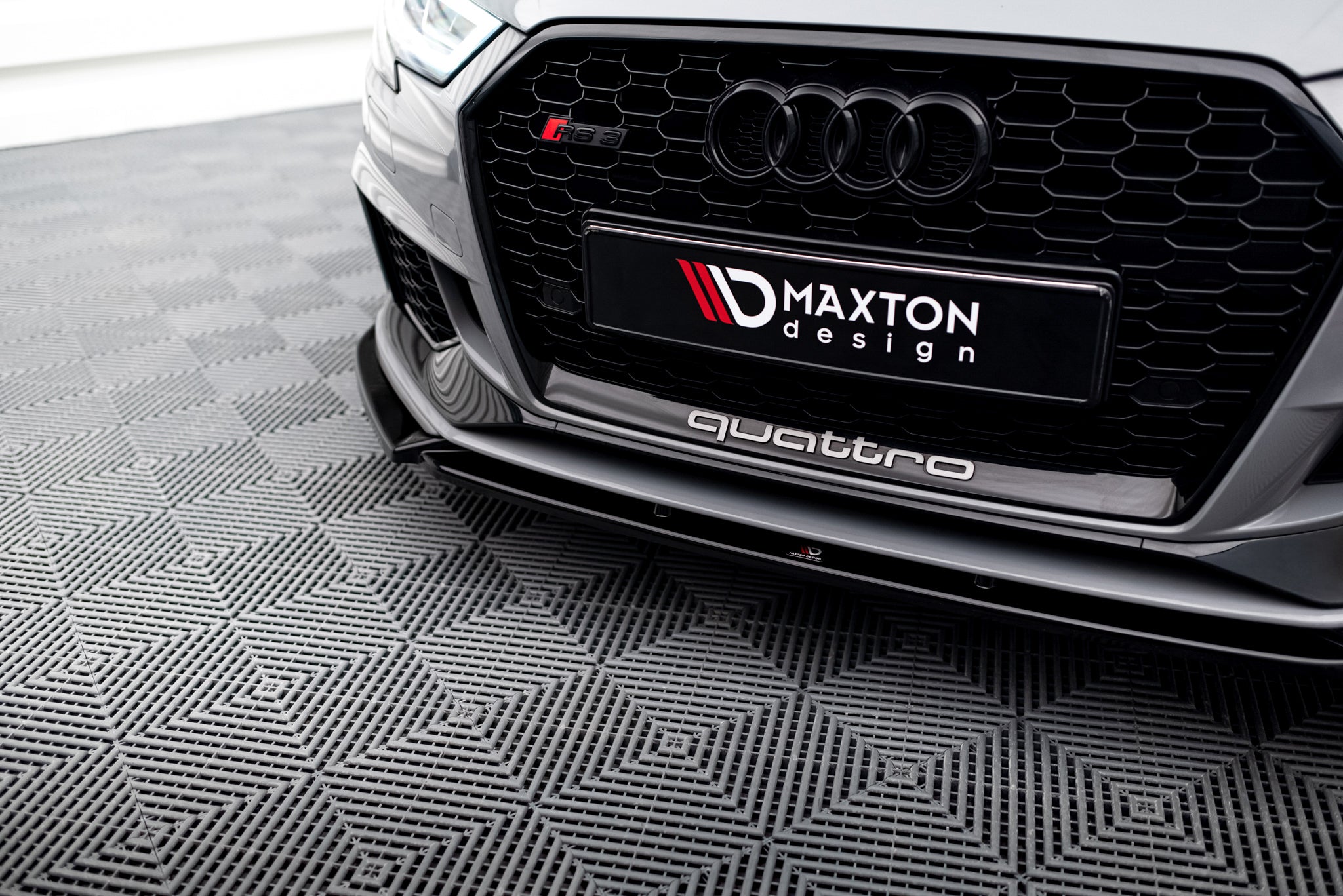 Frontlippe V4 für Audi RS3 8V FL Sportback