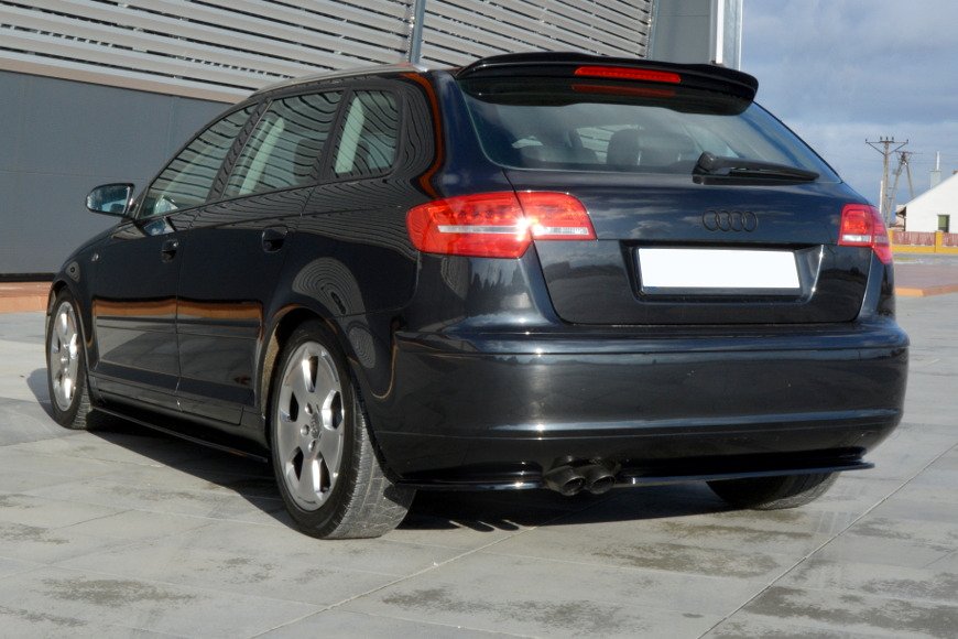 Splitter / Diffusor Heck Ansatz für Audi A3 Sportback 8P / 8P Facelift