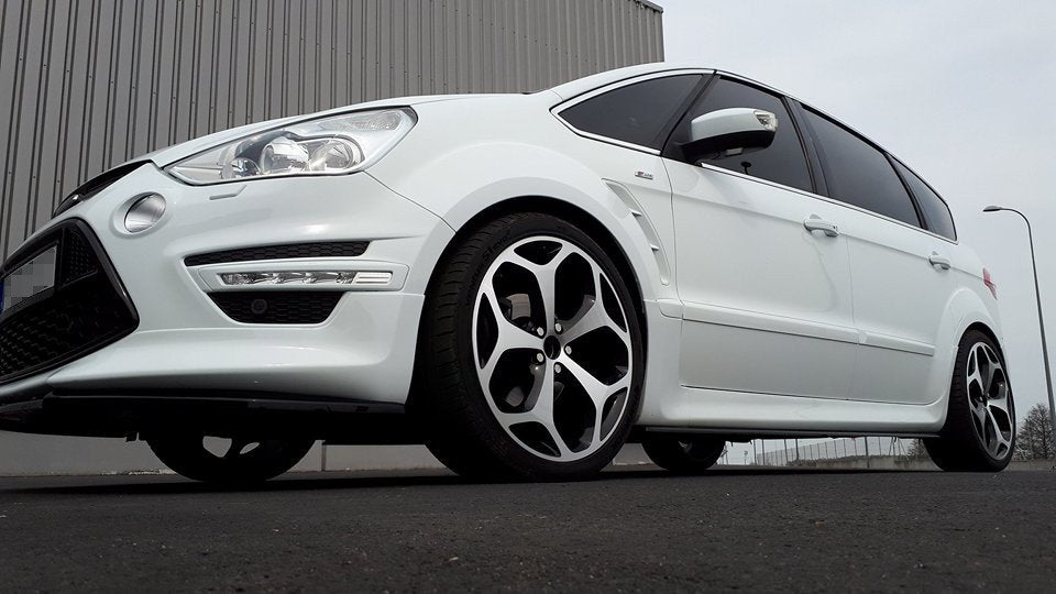 Seitenschweller Ansatz für Ford S-Max Titanium Mk1 FL schwarz matt